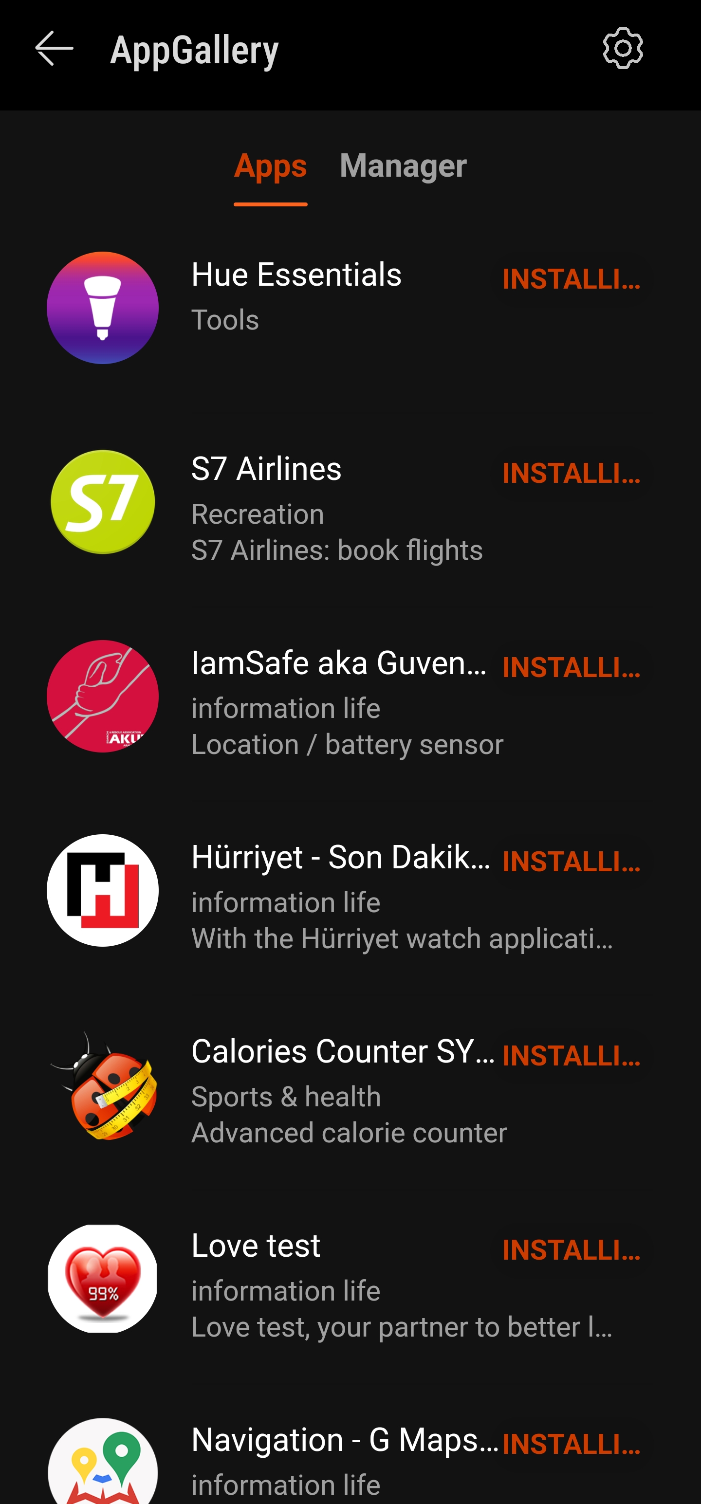 Die Huawei App Gallery