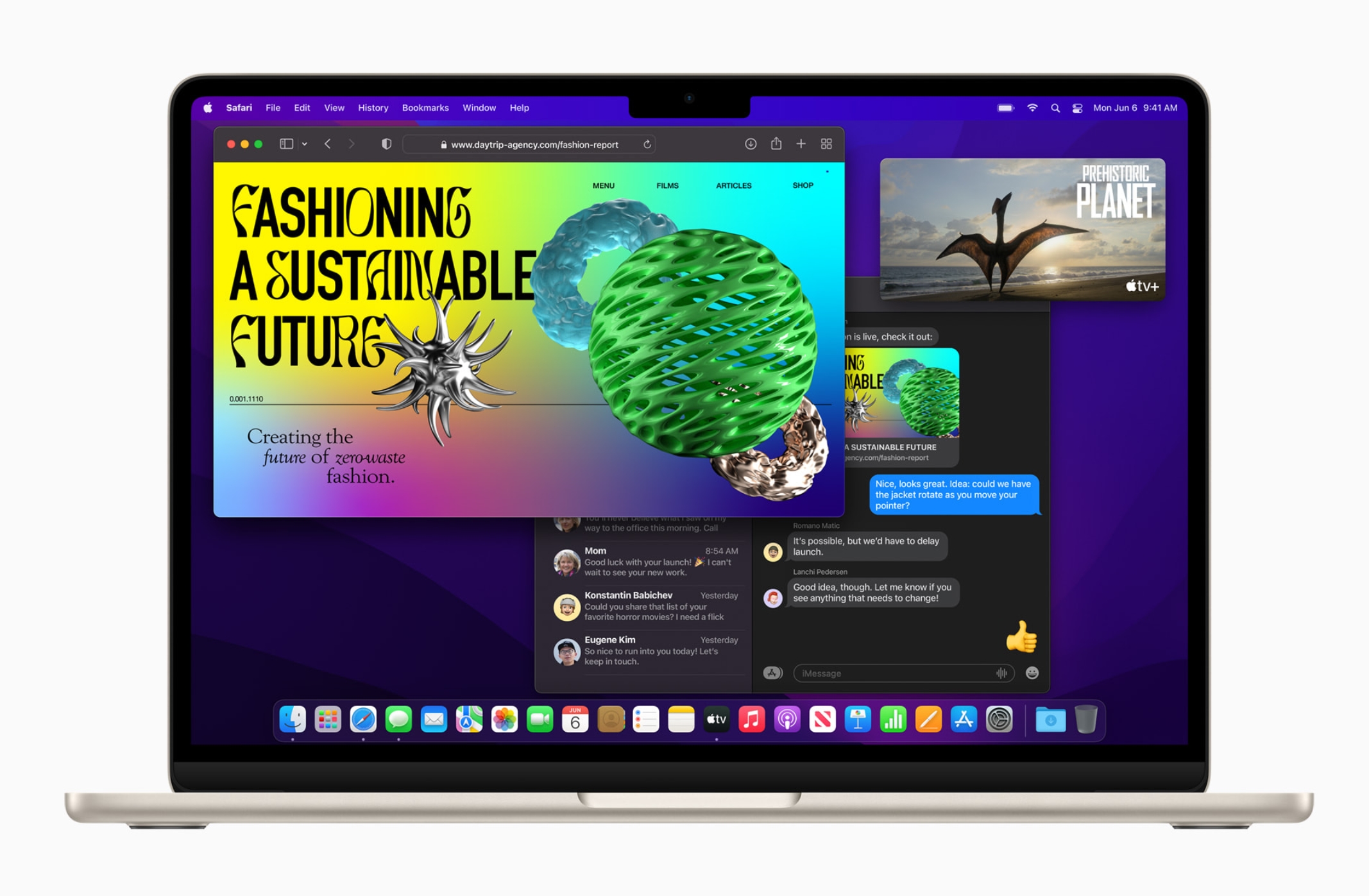 Apple MacBook Air 2022 mit M2-Chip und Liquid Retina Display.