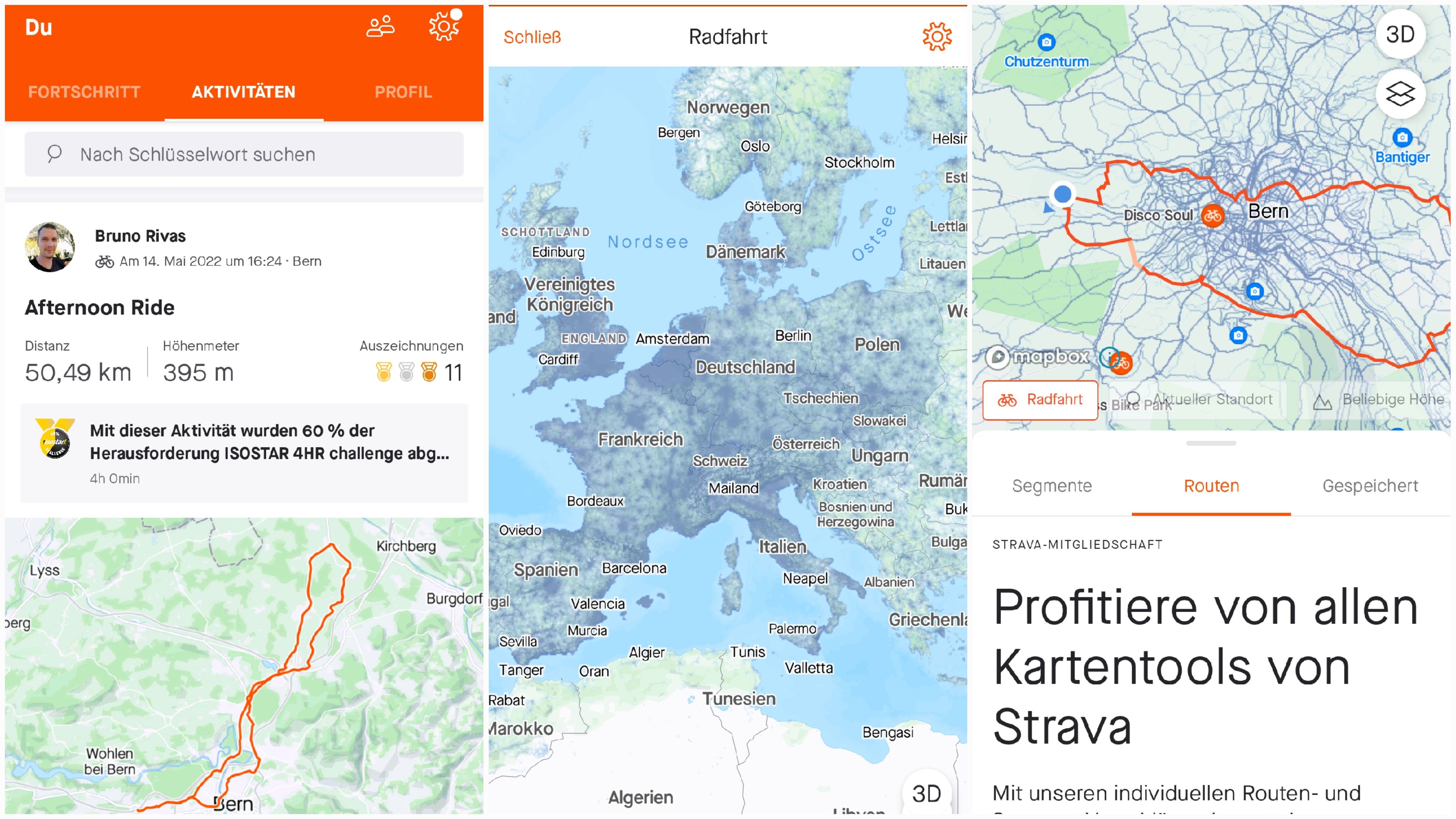 Strava Screenshots