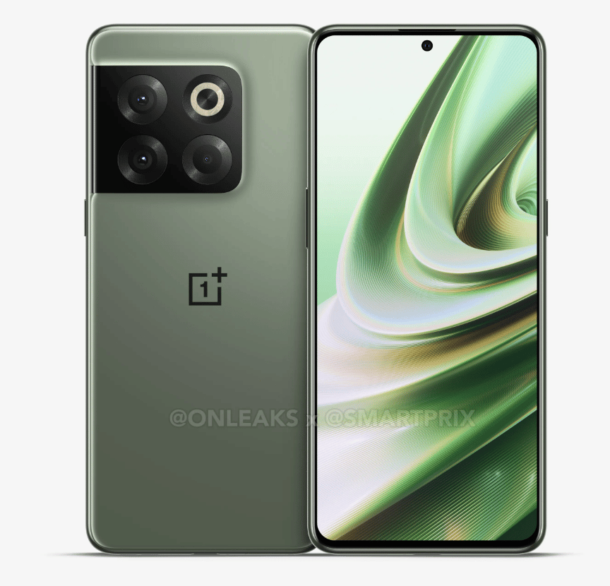 OnePlus 10T Renderbild in Grün