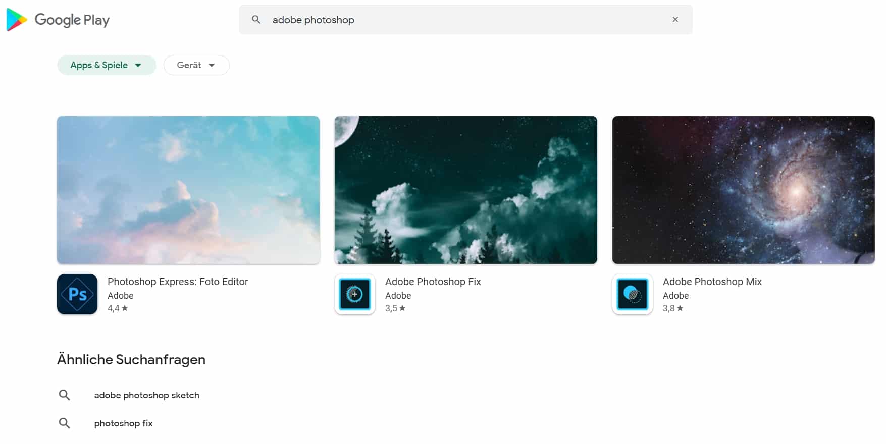 Photoshop für Android.