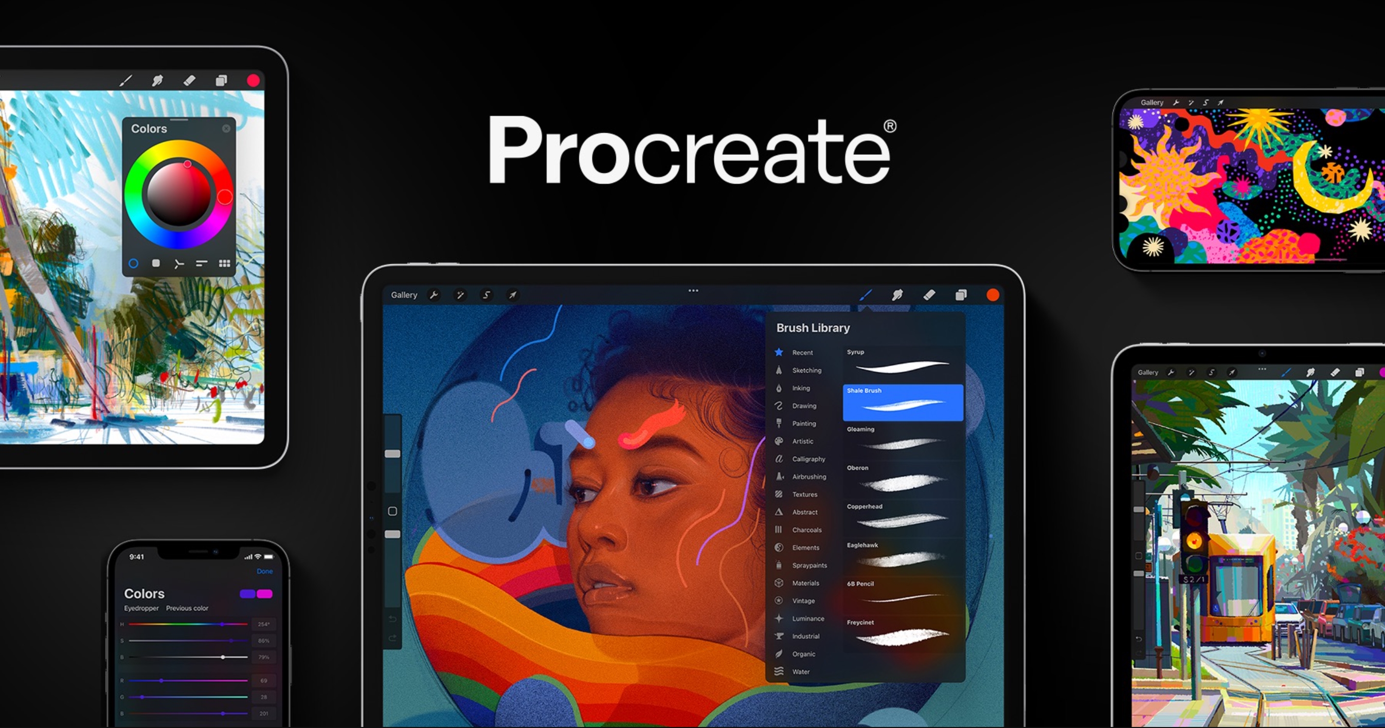 Procreate: Grafikprogramm für das iPad und iPhone.
