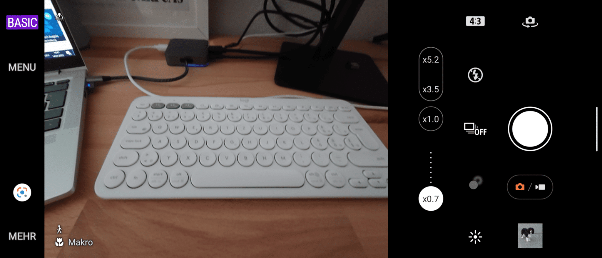 Die Photo Pro App auf dem Sony Xperia 1 IV