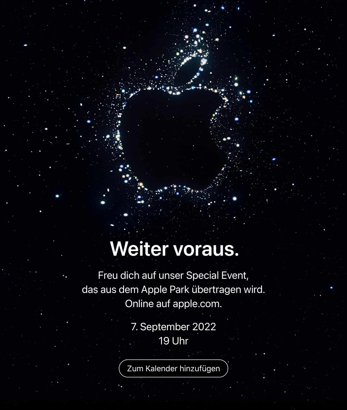 Apple Keynote 2022: Präsentation des iPhone 14.