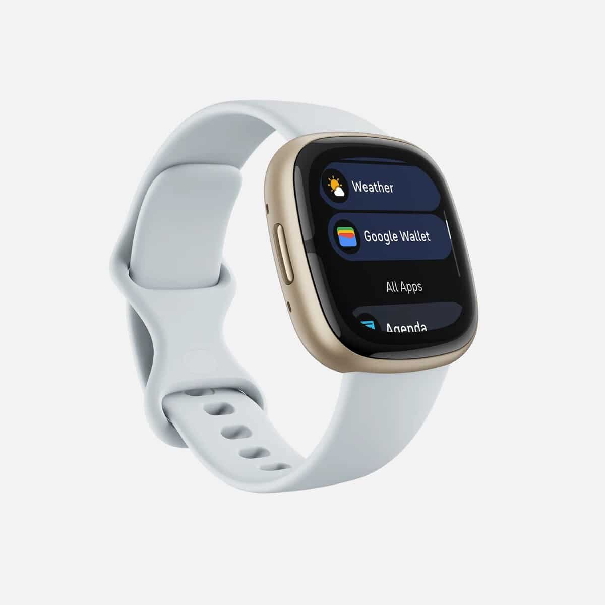 Fitbit Sense in Weiss/Gold