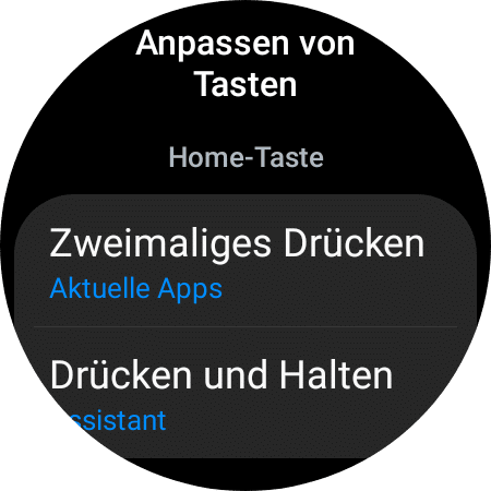 Samsung Galaxy Watch5 (Pro) Tasten anpassen
