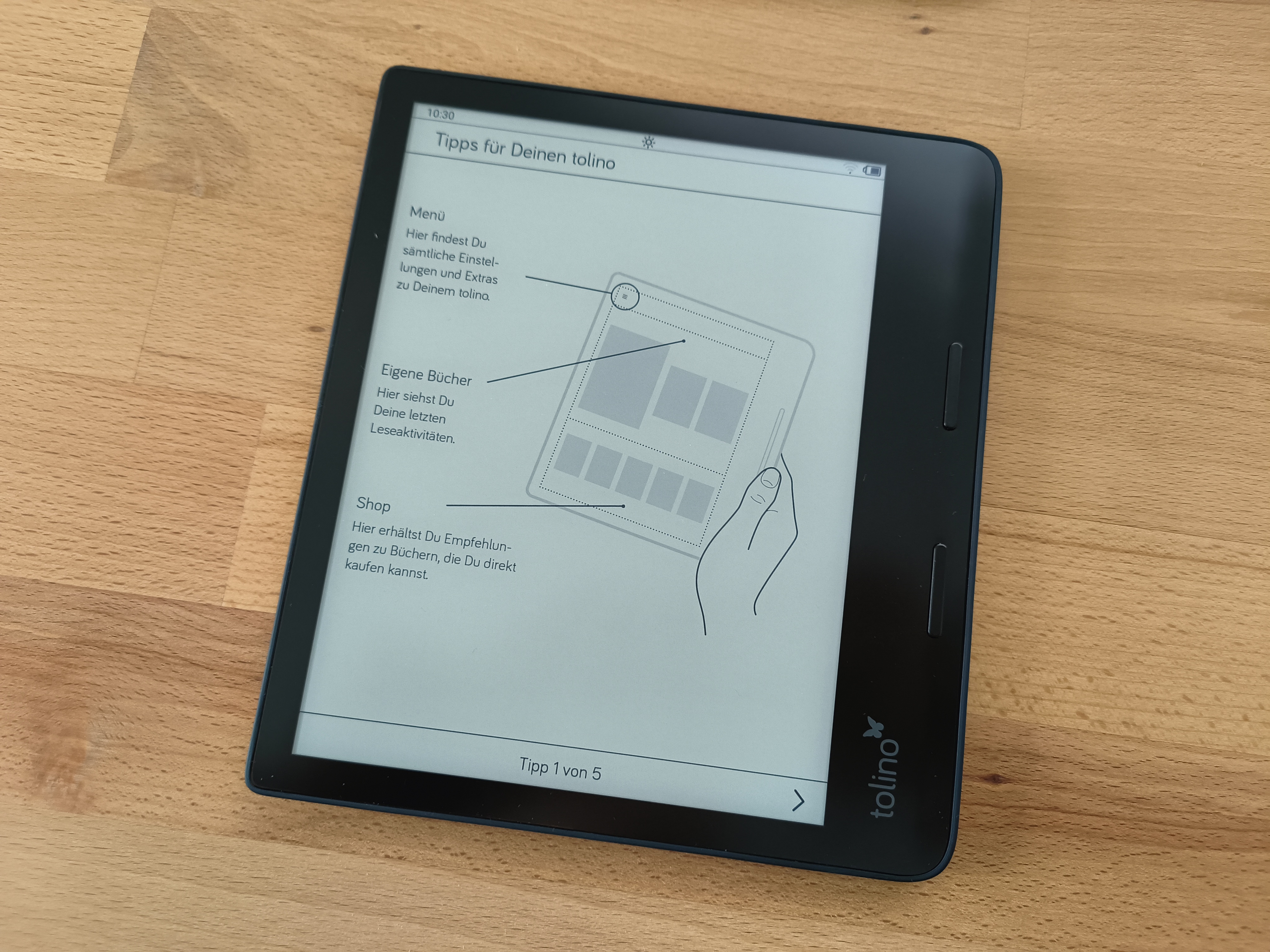 Tolino epos 3 Anleitung