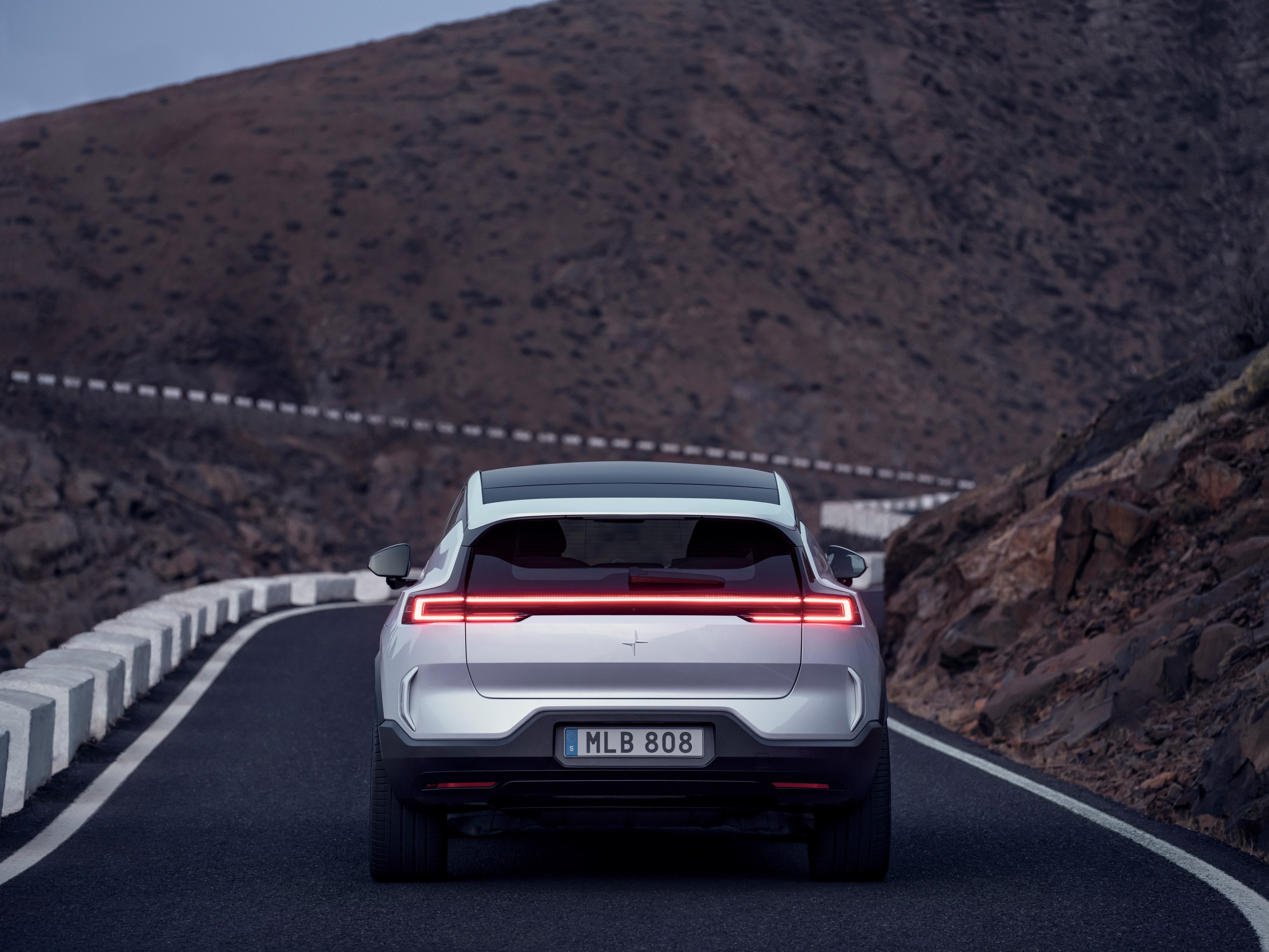 Heck mit Bremslicht Polestar 3