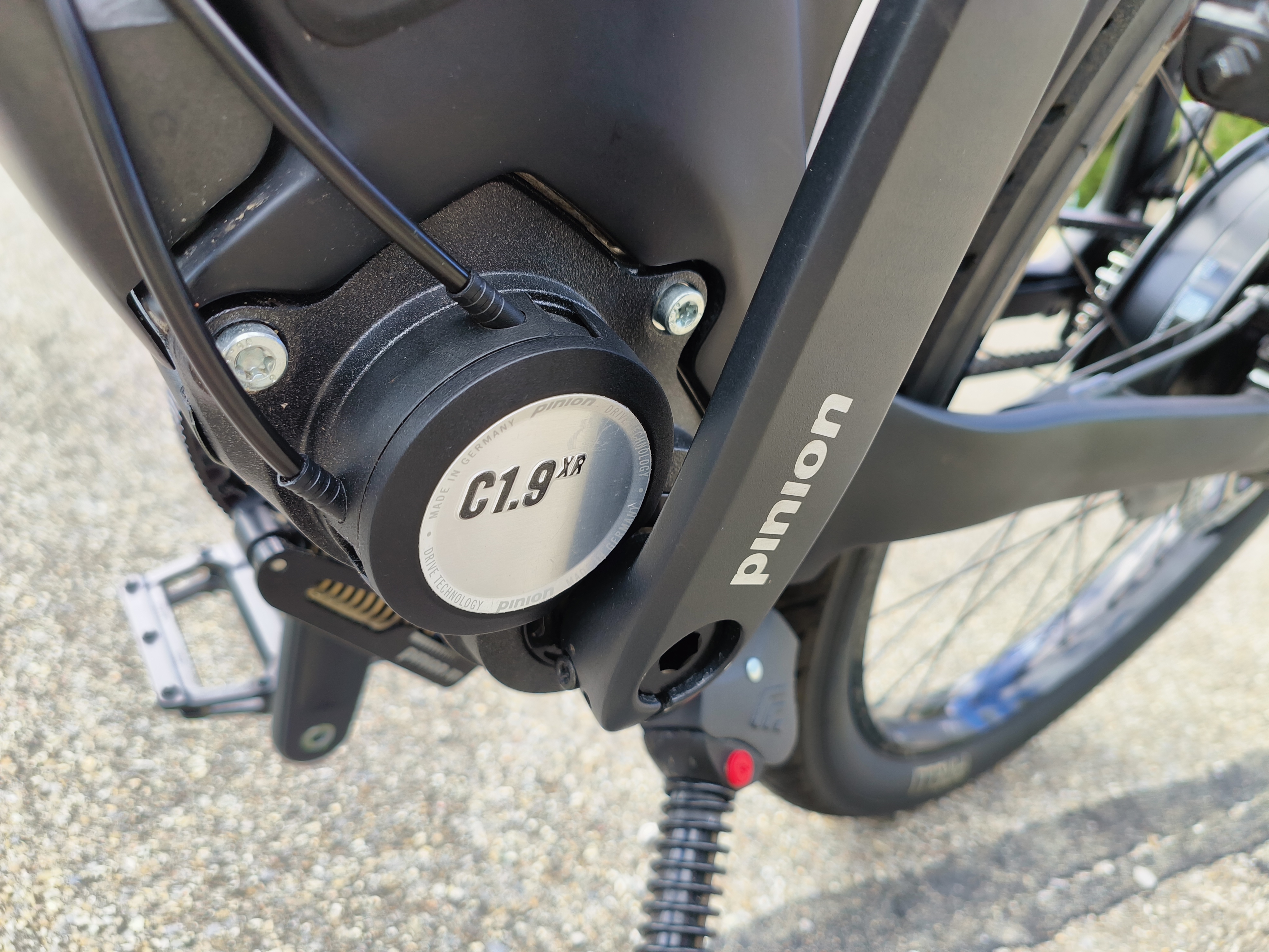 Das Pinion-Getriebe arbeitet hervorragend