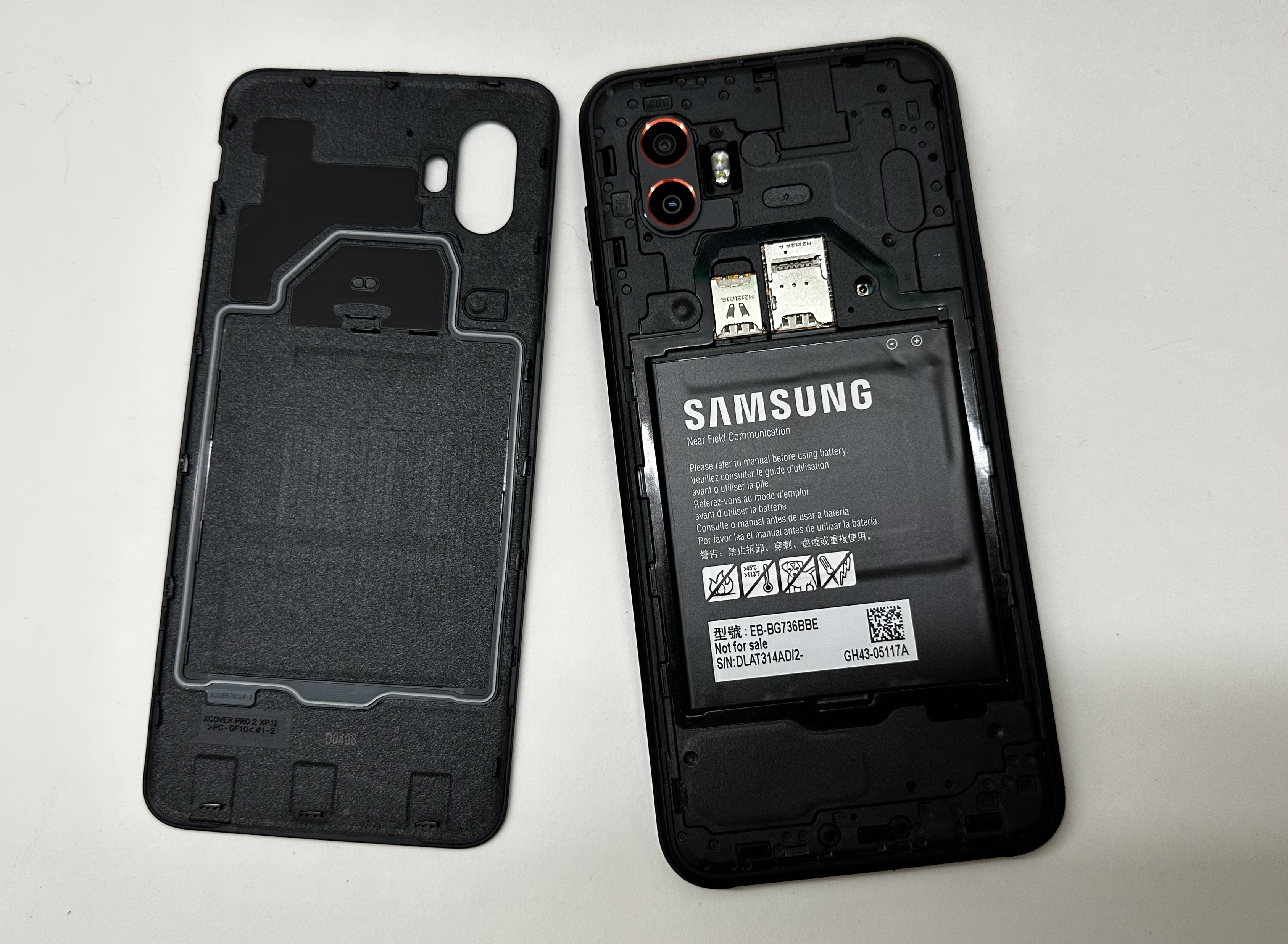 Samsung Galaxy XCover 6 Pro Akku ist austauschbar.