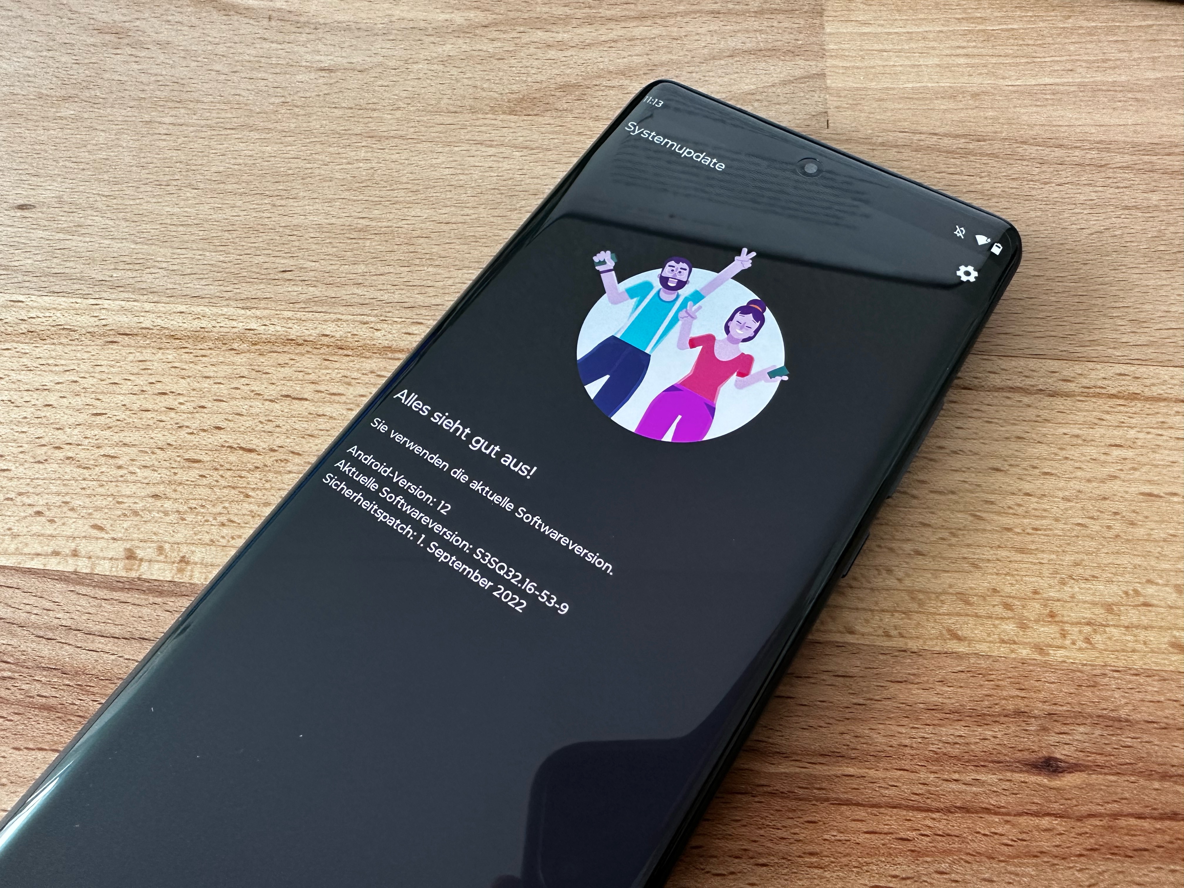 Nicht mehr aktuell, die Android-Version samt Sicherheitspatch