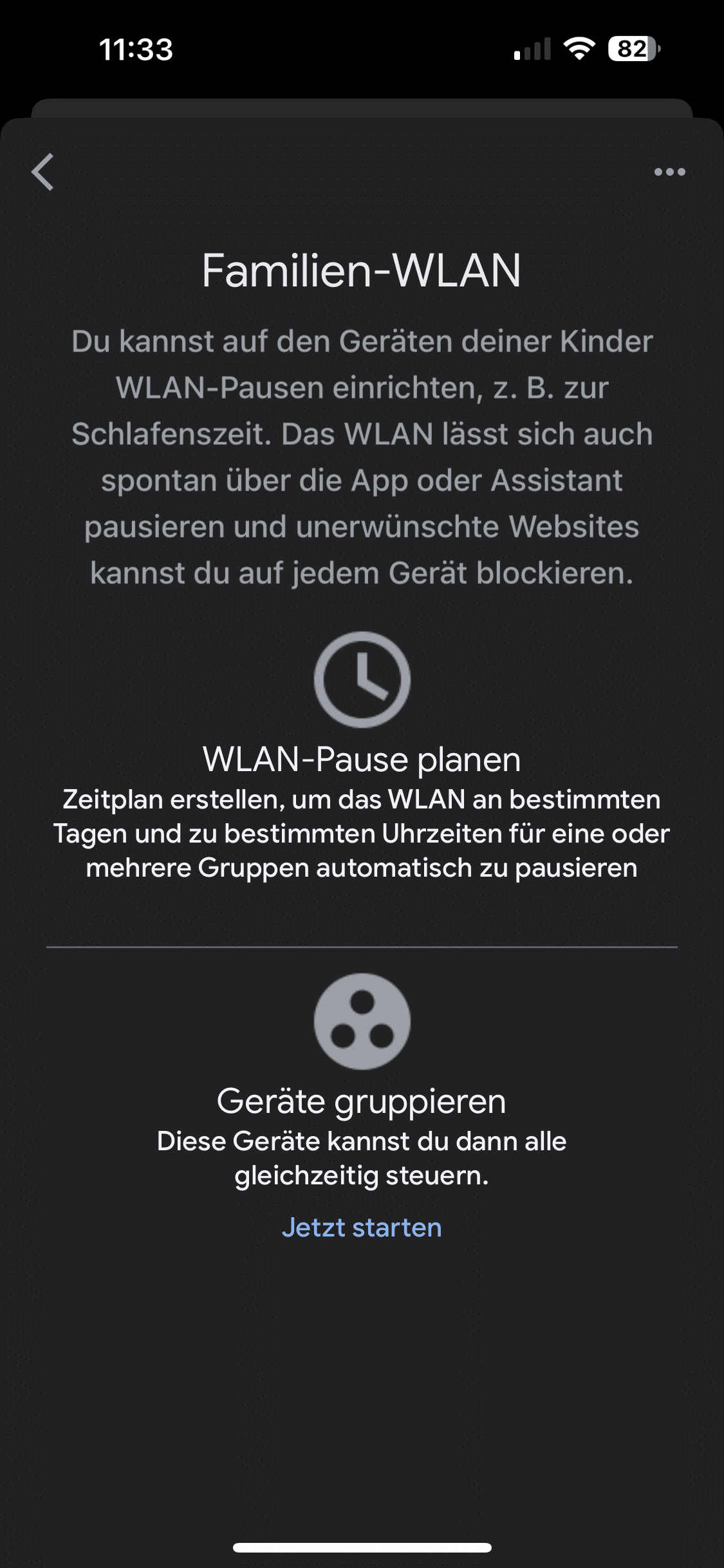 Über die Home-App lässt sich einfach ein Familien-WLAN einrichten
