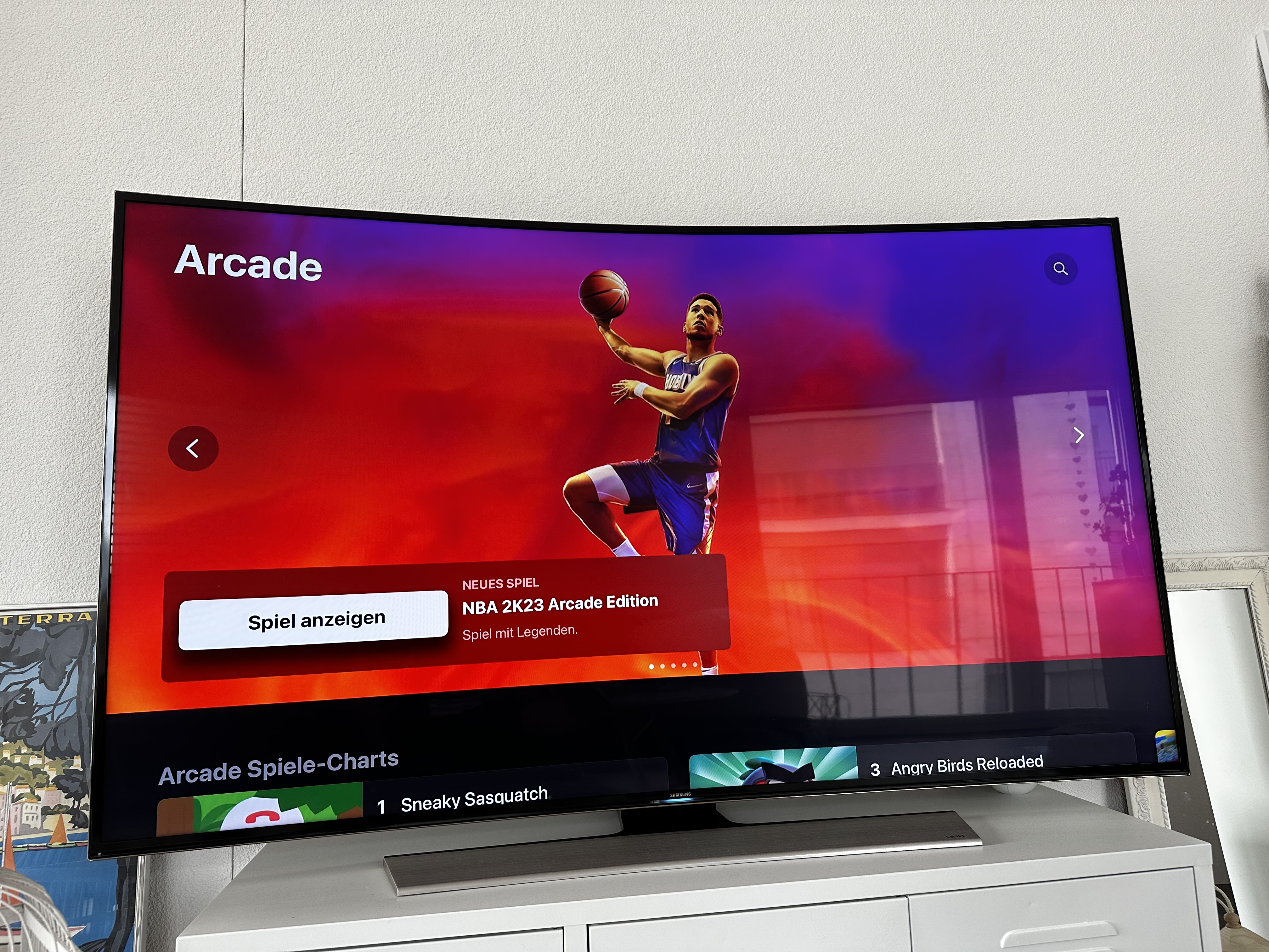 Apple TV auf Samsung Fernseher