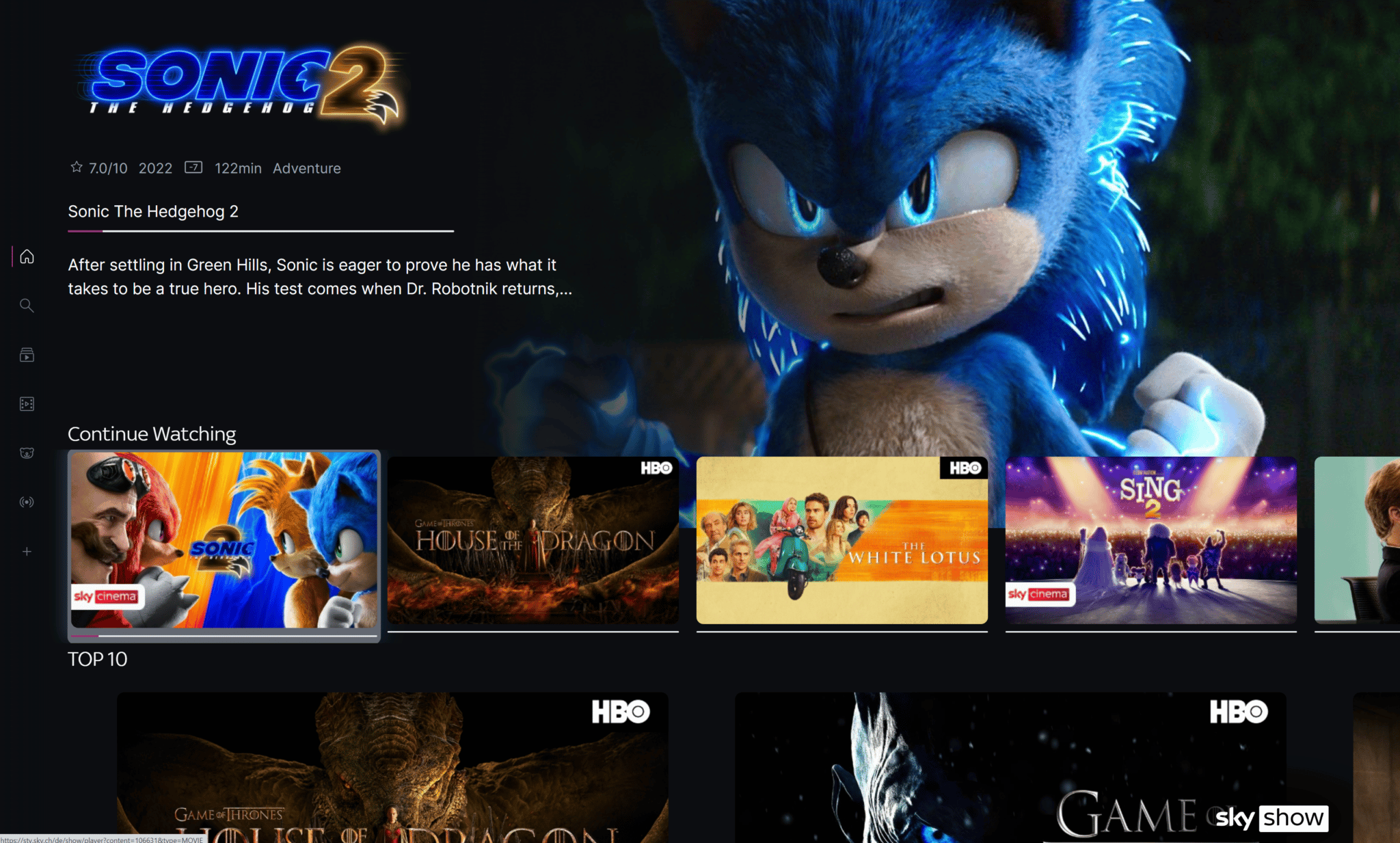 Sky Show: Neue App für Fernseher und Smartphone.