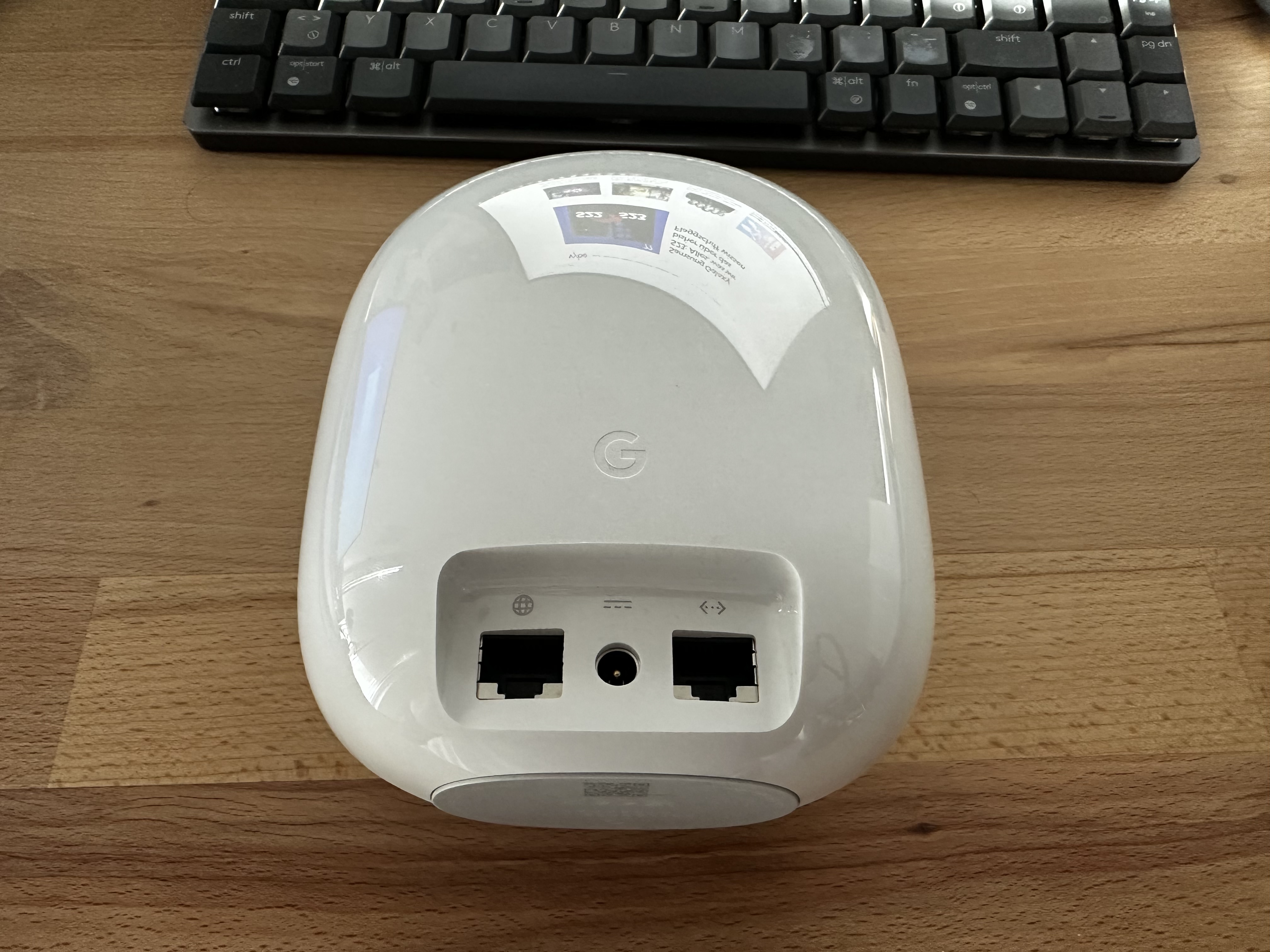 Kaum Anschlüsse beim Google Nest Wifi Pro vorhanden