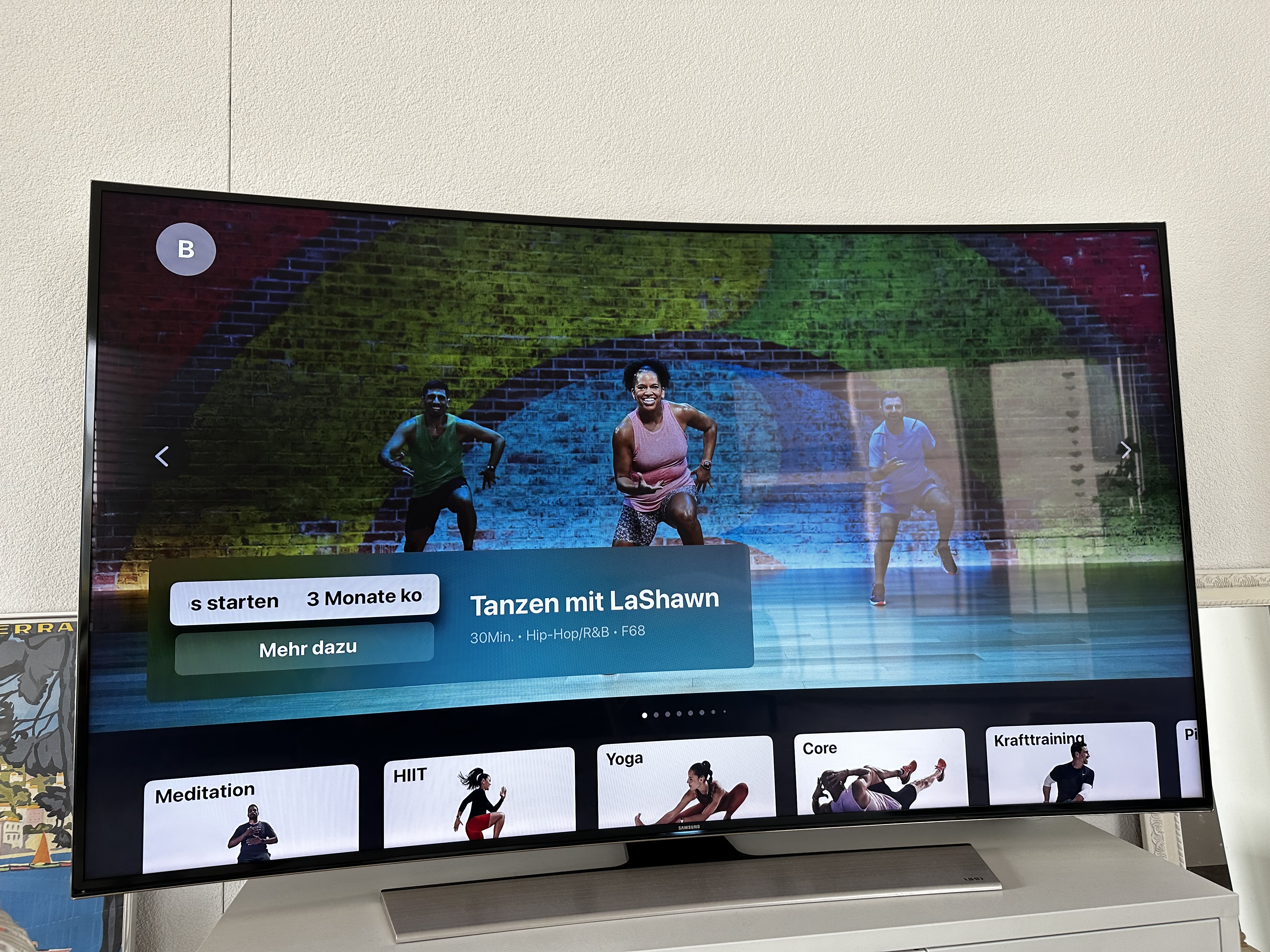 Fitness auf Apple TV