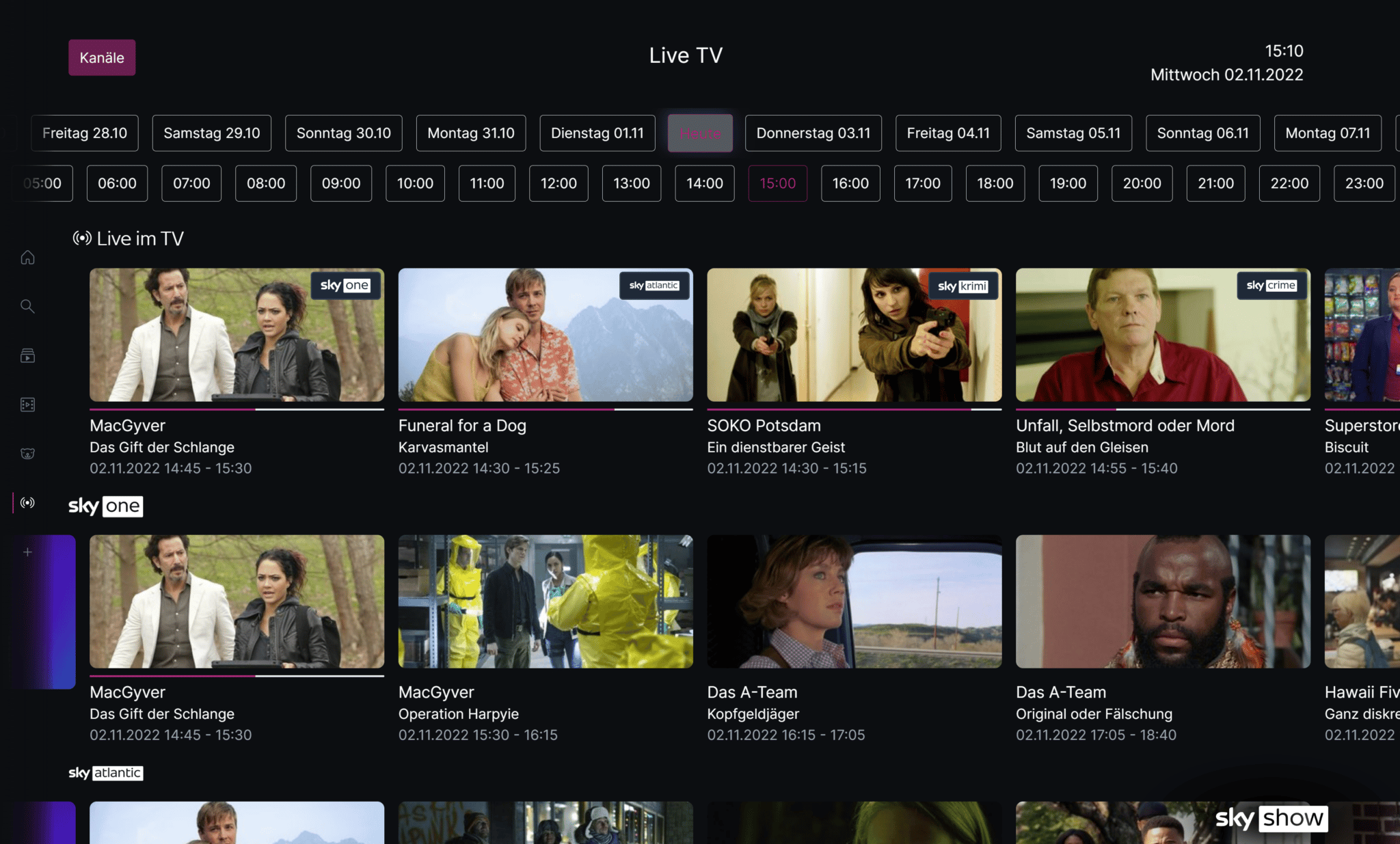 Sky Show: Neue App für Fernseher und Smartphone.