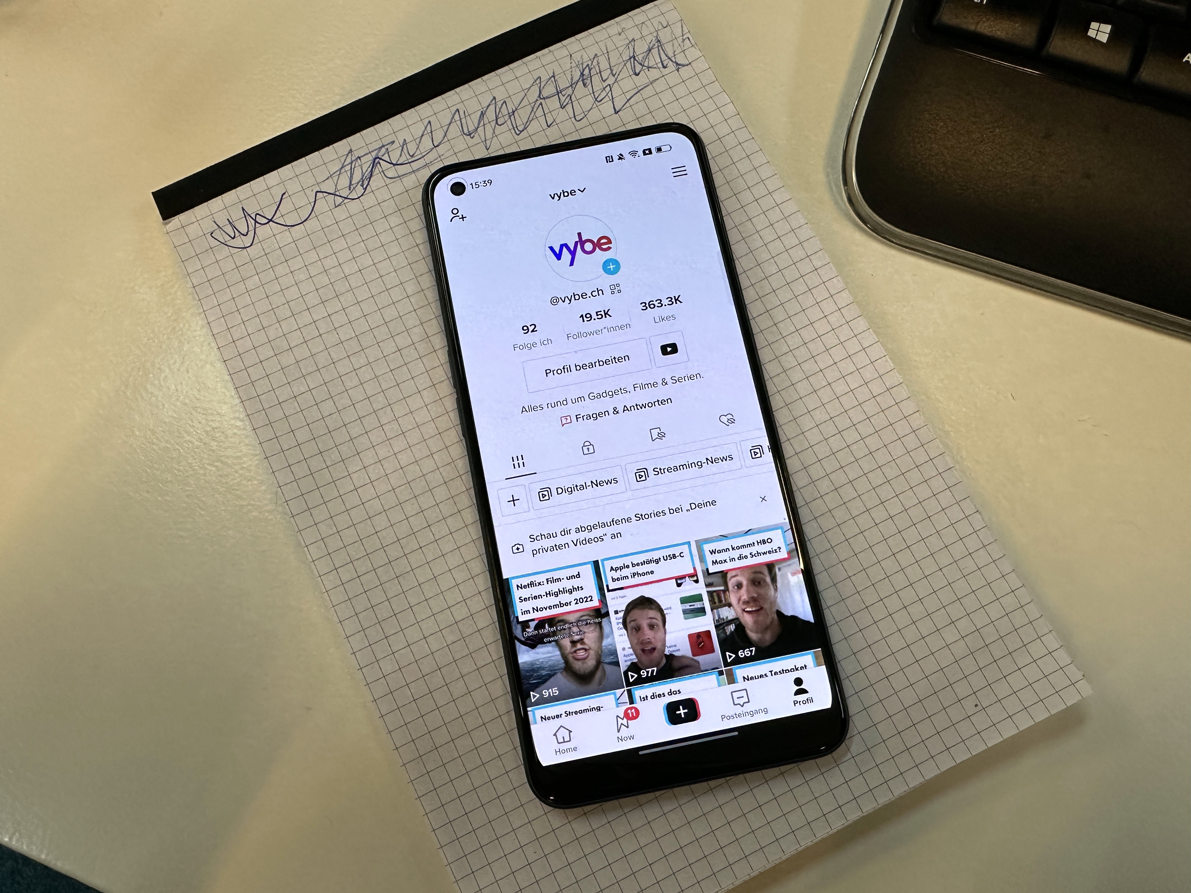 Oppo Reno 8 für TikTok.