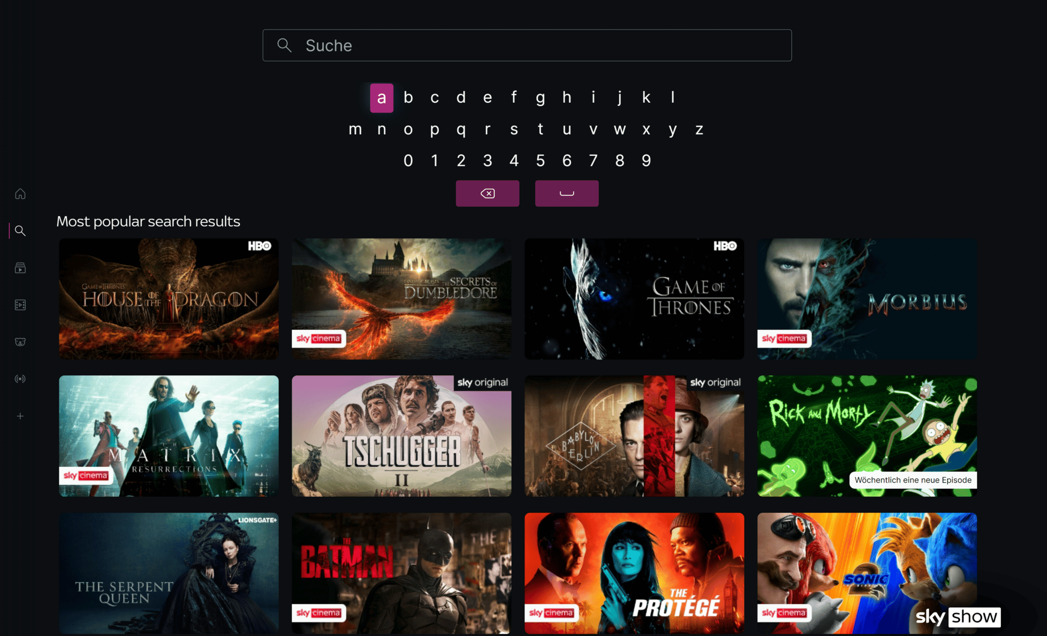 Sky Show: Neue App für Fernseher und Smartphone.