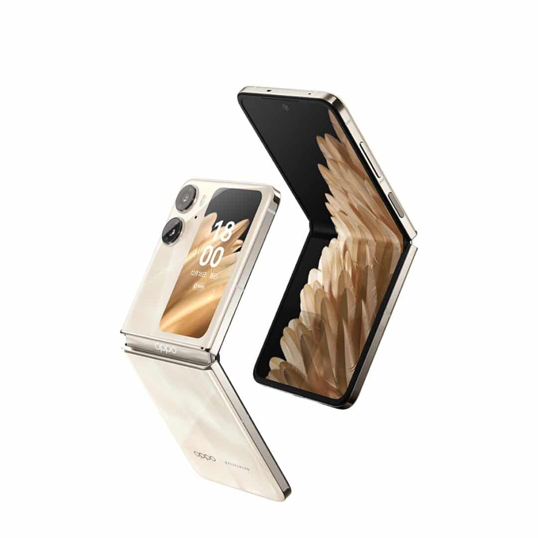 Das Oppo Find N2 Flip in Gold