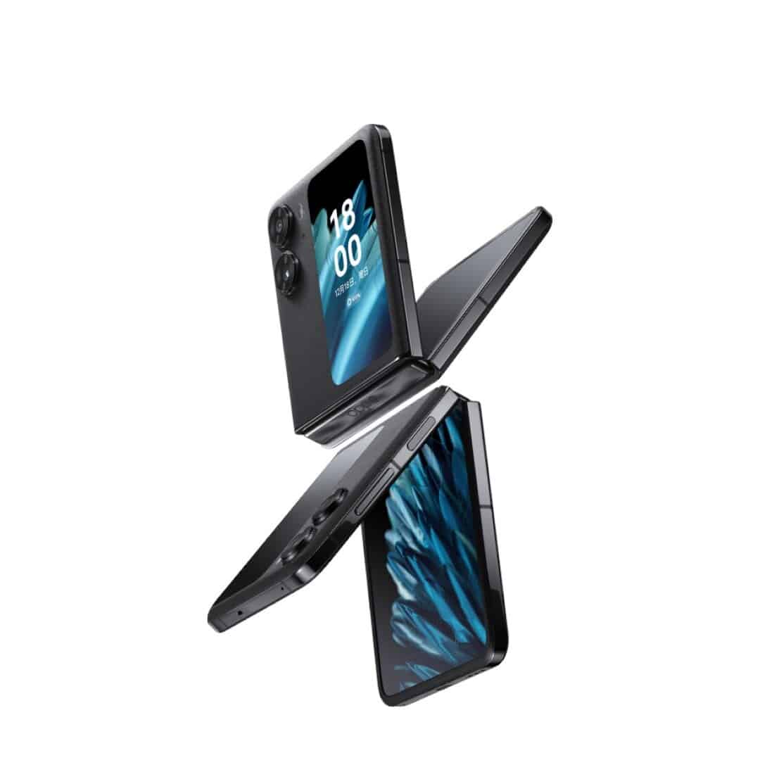 Das Oppo Find N2 Flip in Schwarz