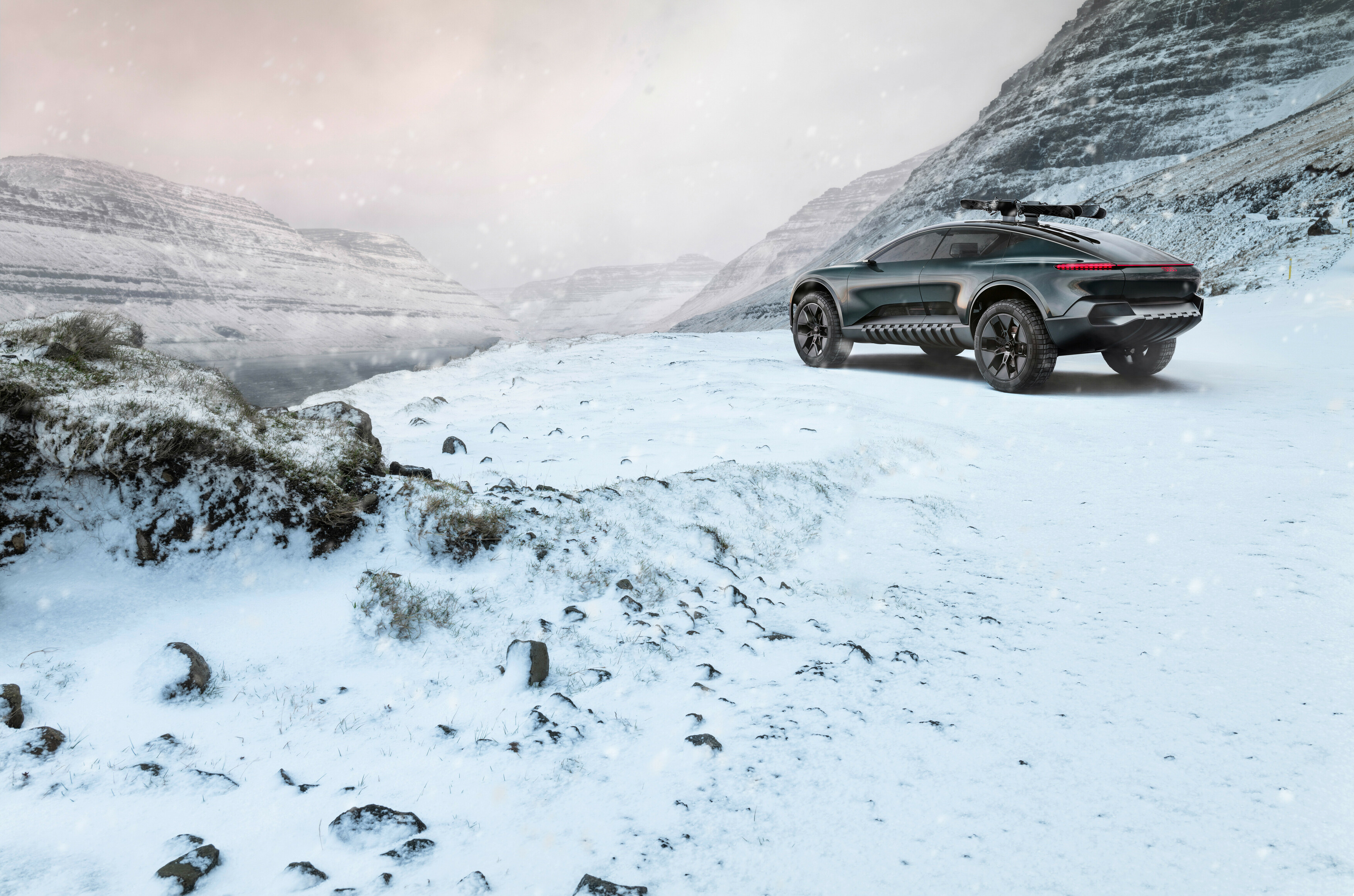 Heckansicht des Audi activesphere concept