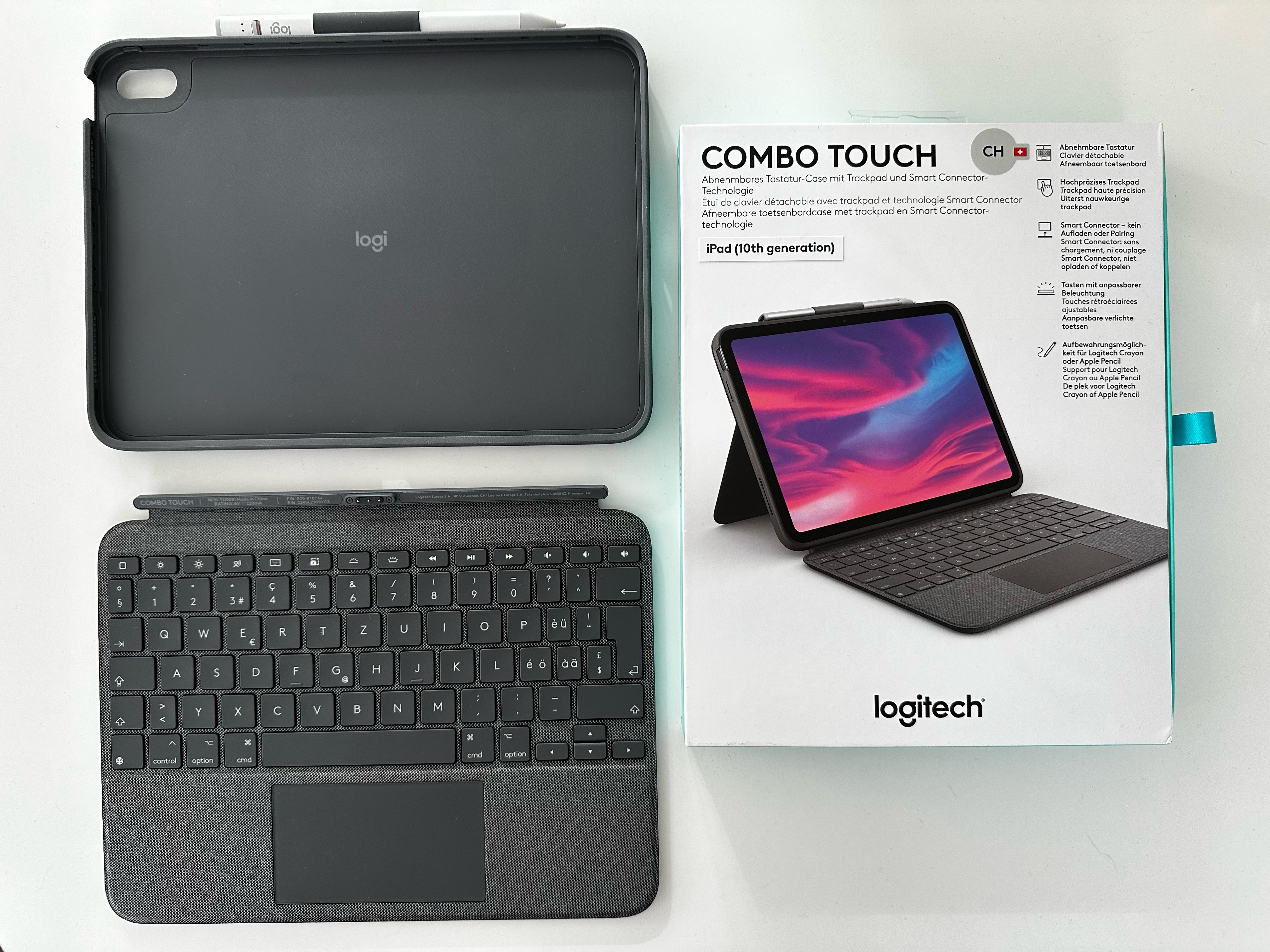 Inhalt Logitech Combo Touch
