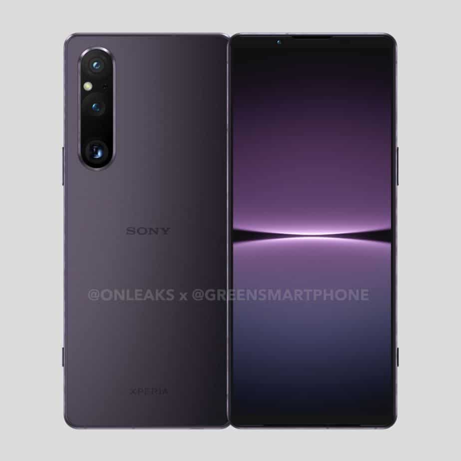 Das Sony Xperia 1 V auf den ersten Renderbilder