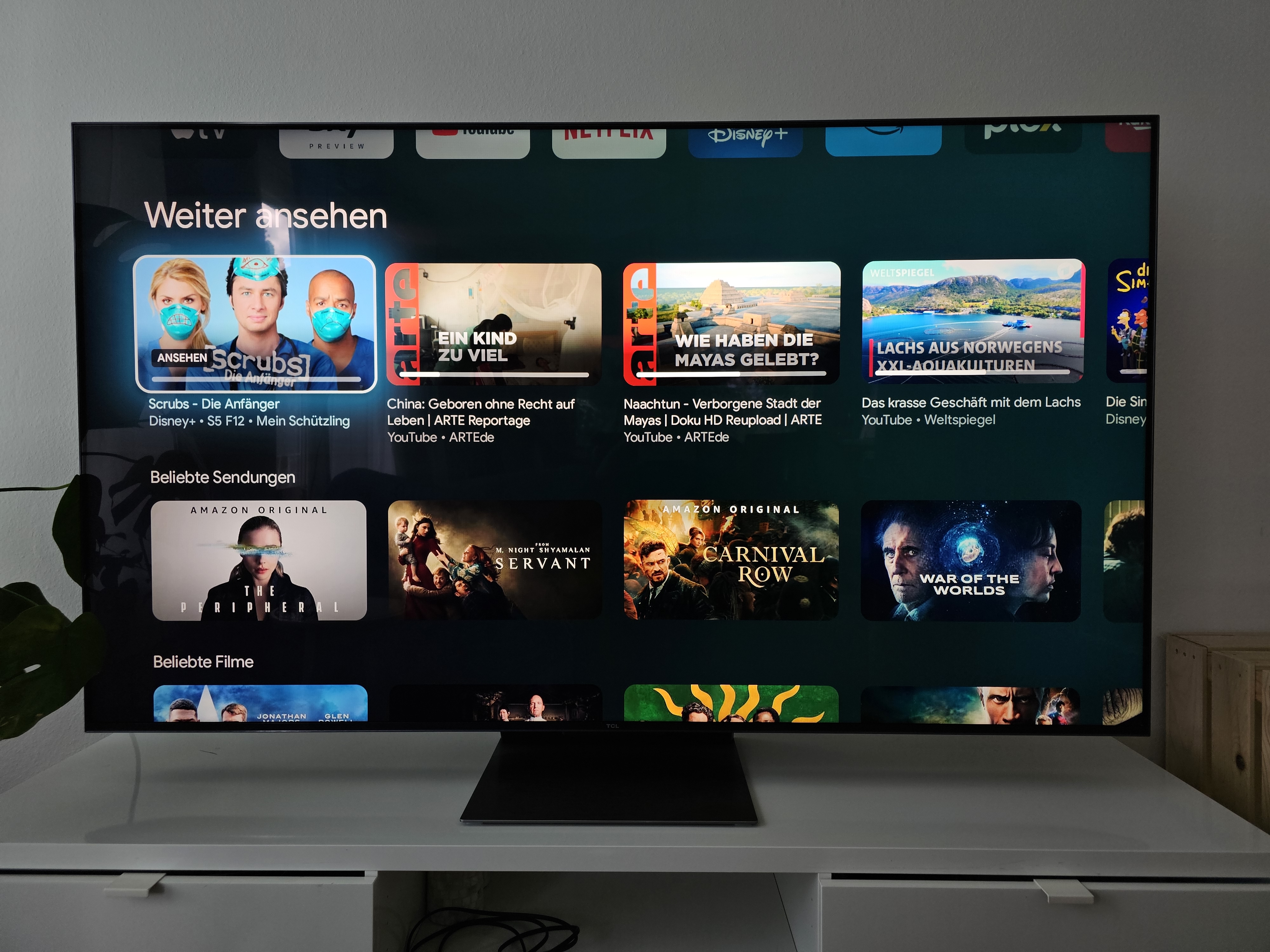 TCL C83 65 Zoll Fernseher im Test.