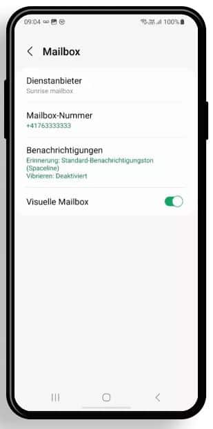 Visual Voicemail auf Samsung