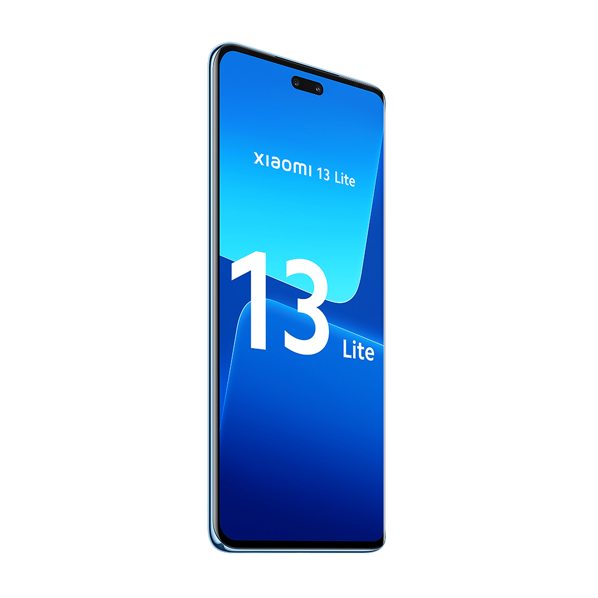 Das Xiaomi 13 Lite in Hellblau Vorderansicht