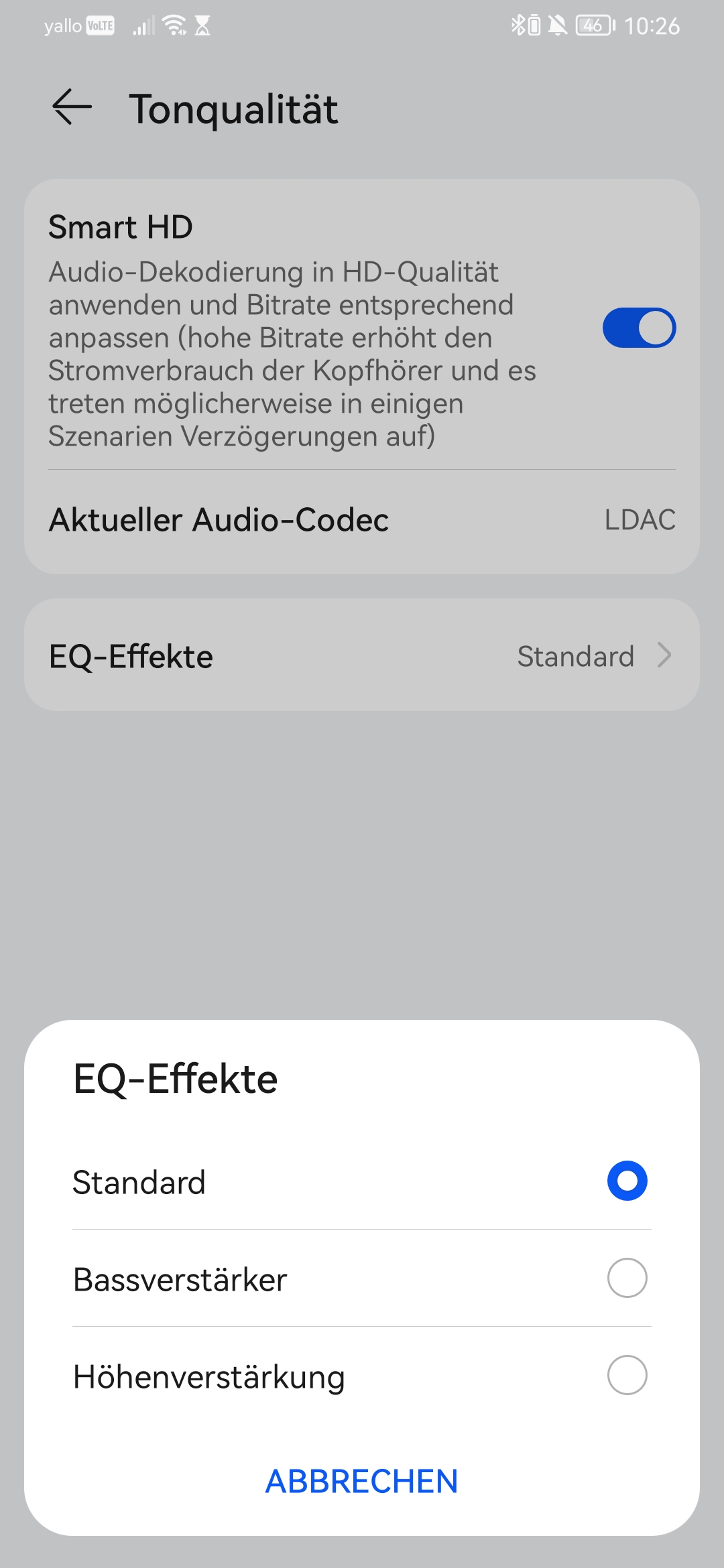 AI Life App mit den Huawei Freebuds 5i.