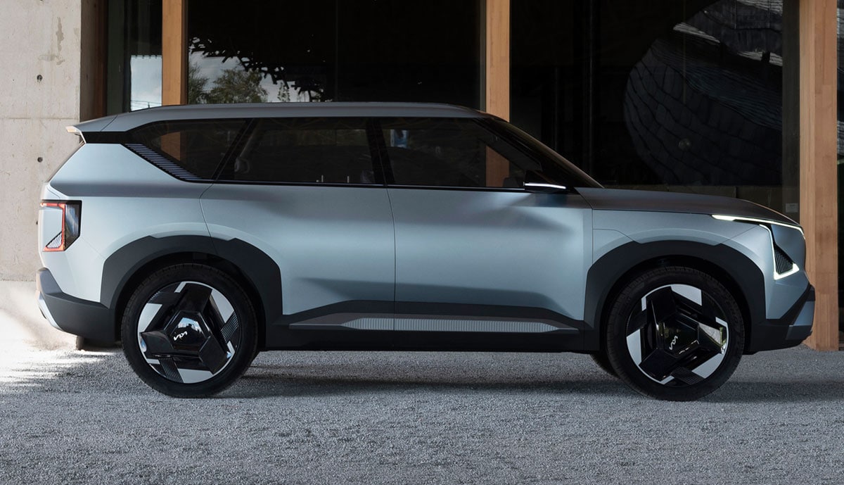 Der Kia EV6 Seitenansicht