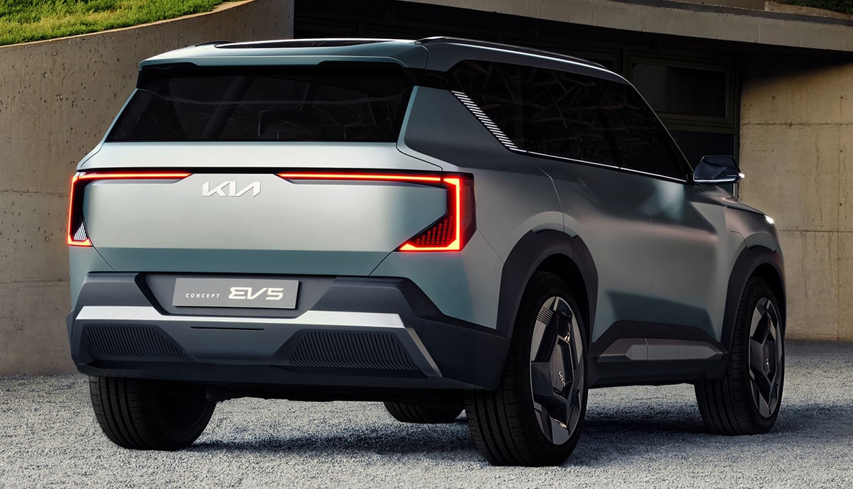 Der Kia EV6 Heck