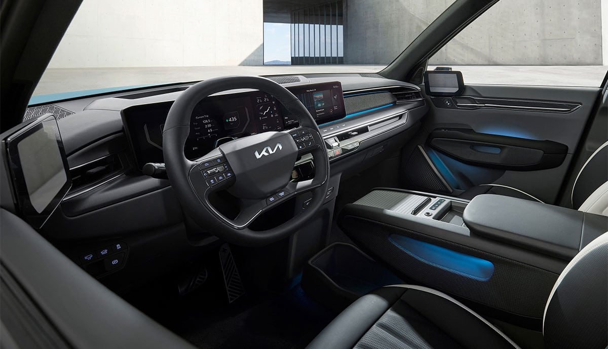 Der Kia EV9 Cockpit