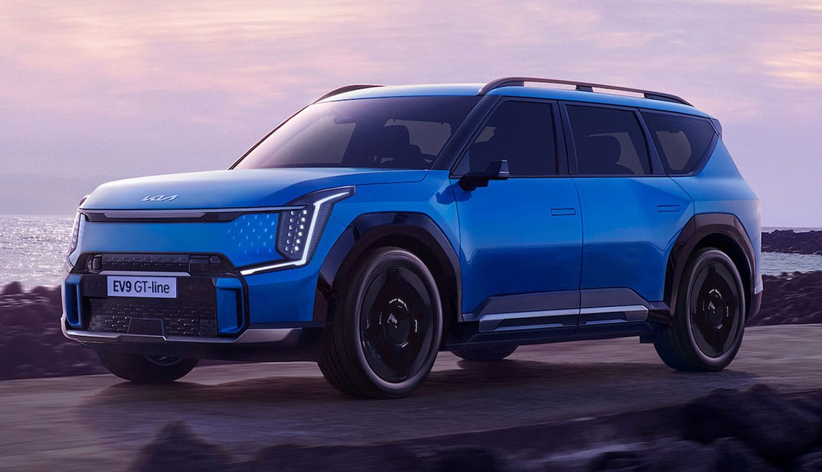 Der Kia EV9 von vorne