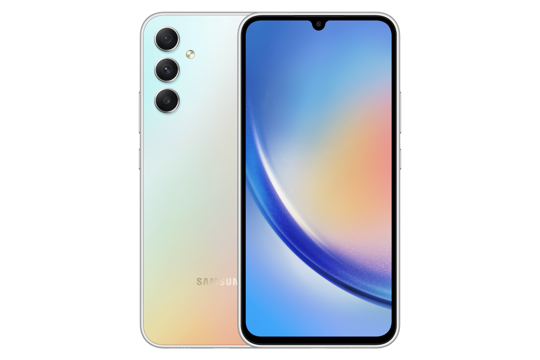 Samsung Galaxy A34 in Silver