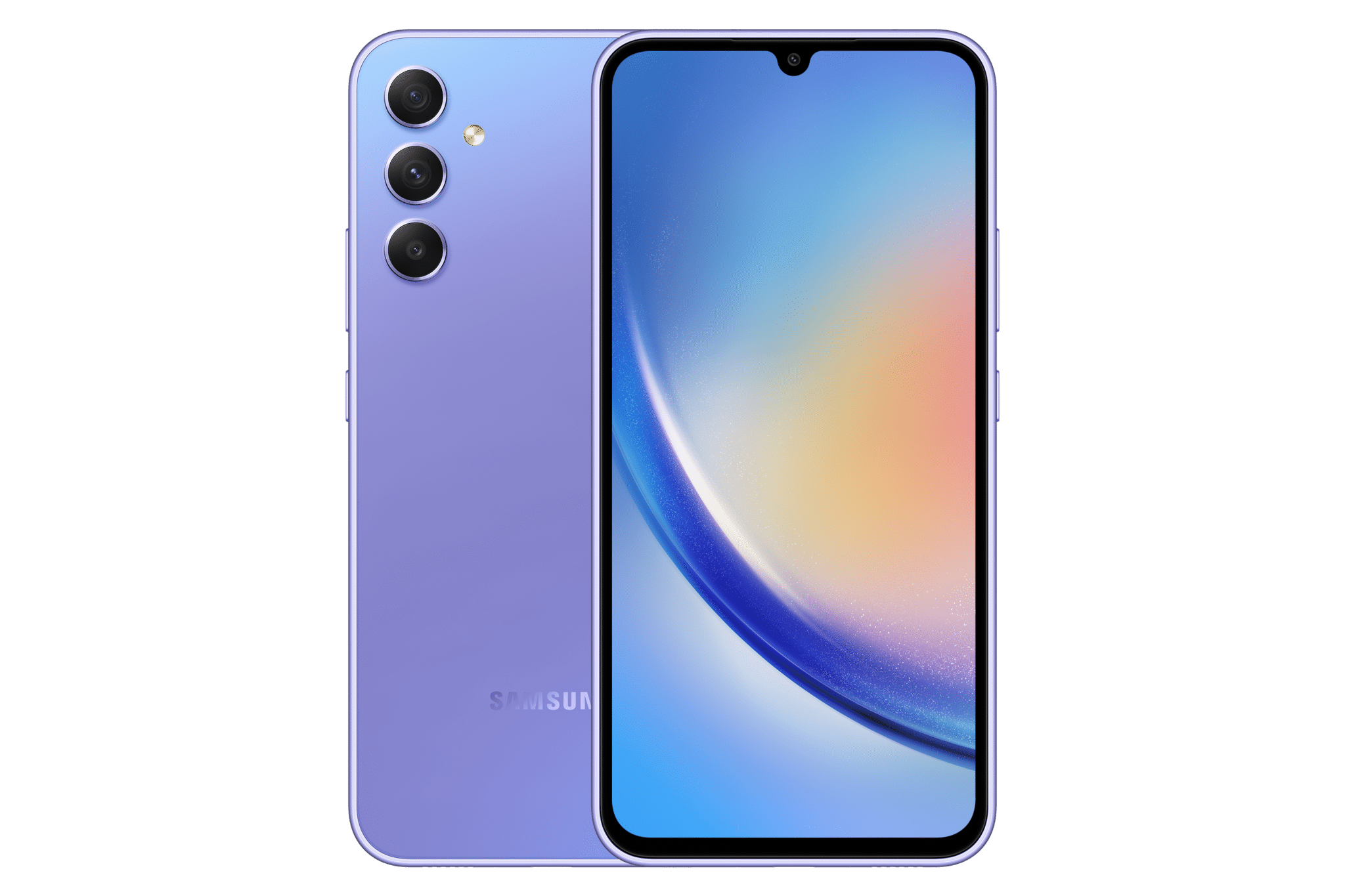 Samsung Galaxy A34 in Violet