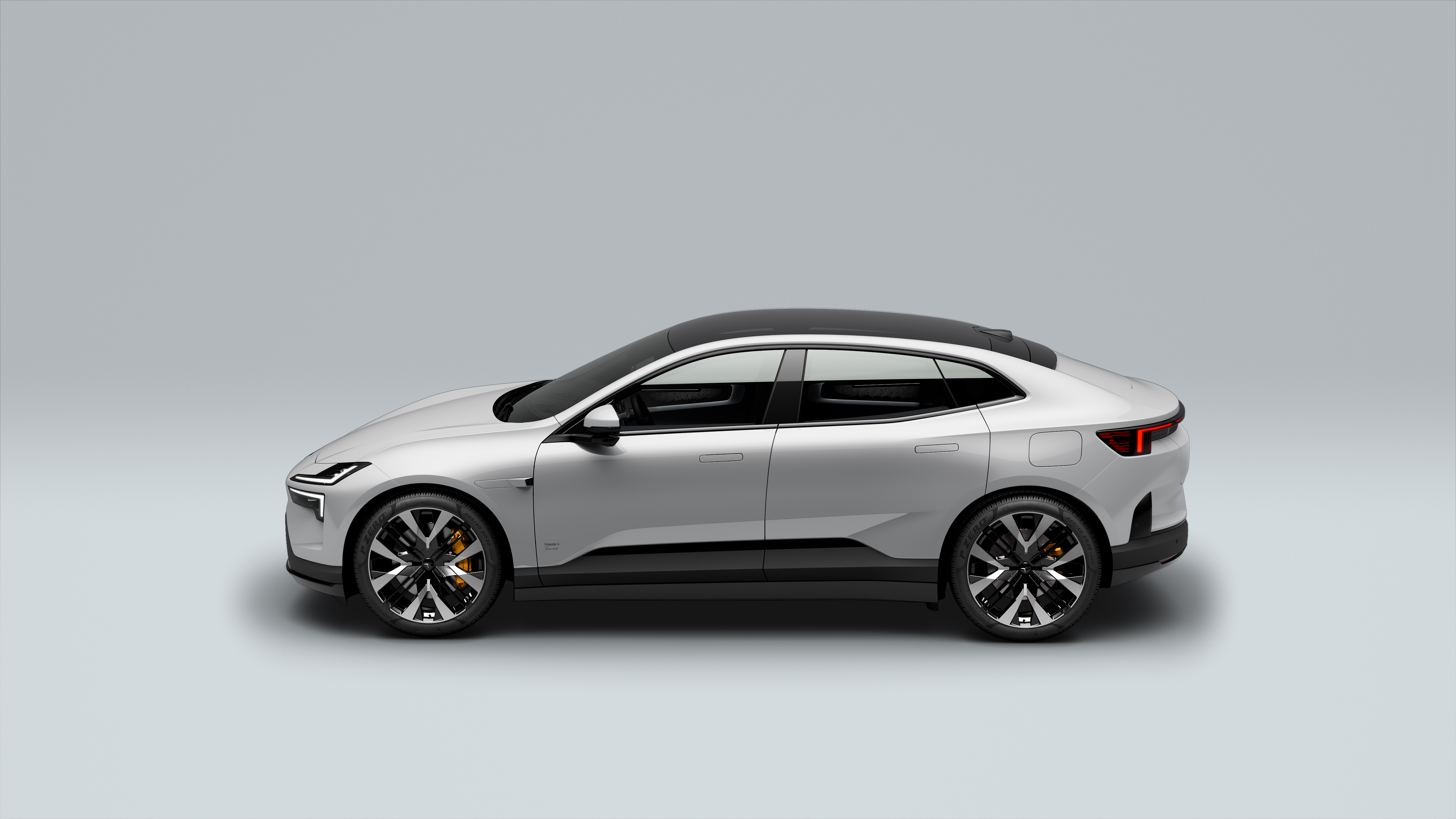 Seitenansicht vom neuen Polestar 4
