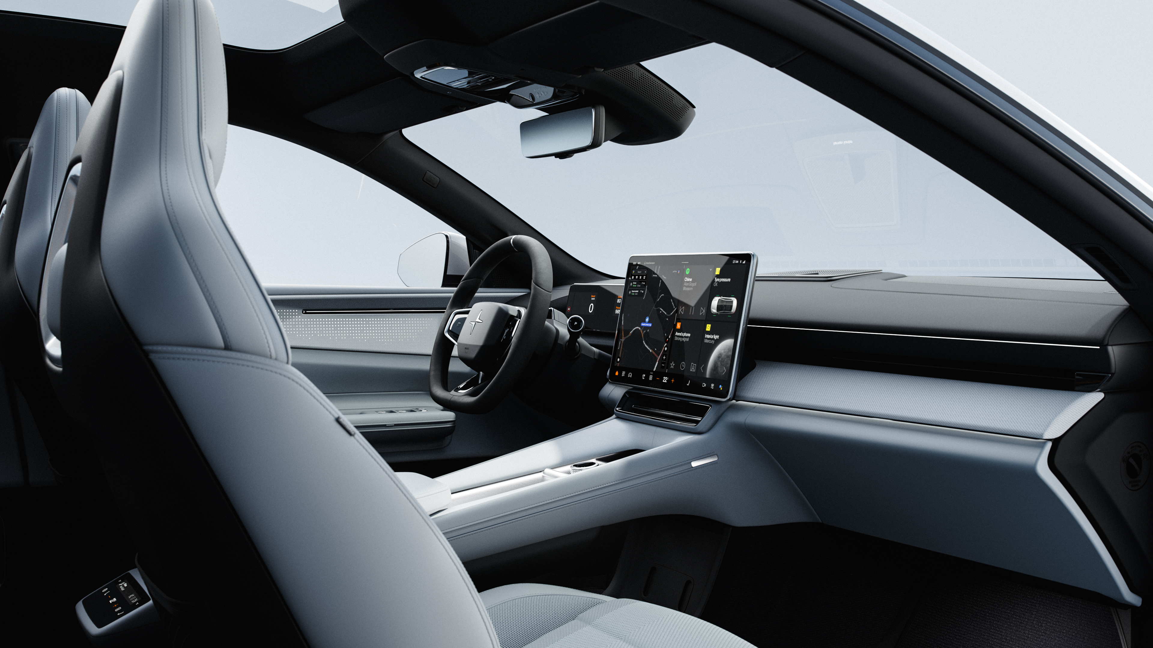 Interieur des Polestar 4