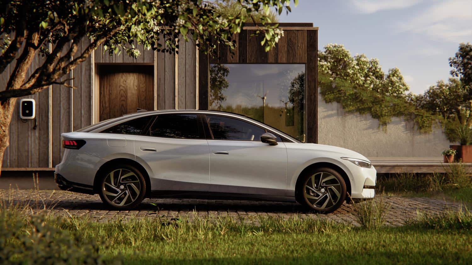 Der neue VW ID.7 Seitenansicht