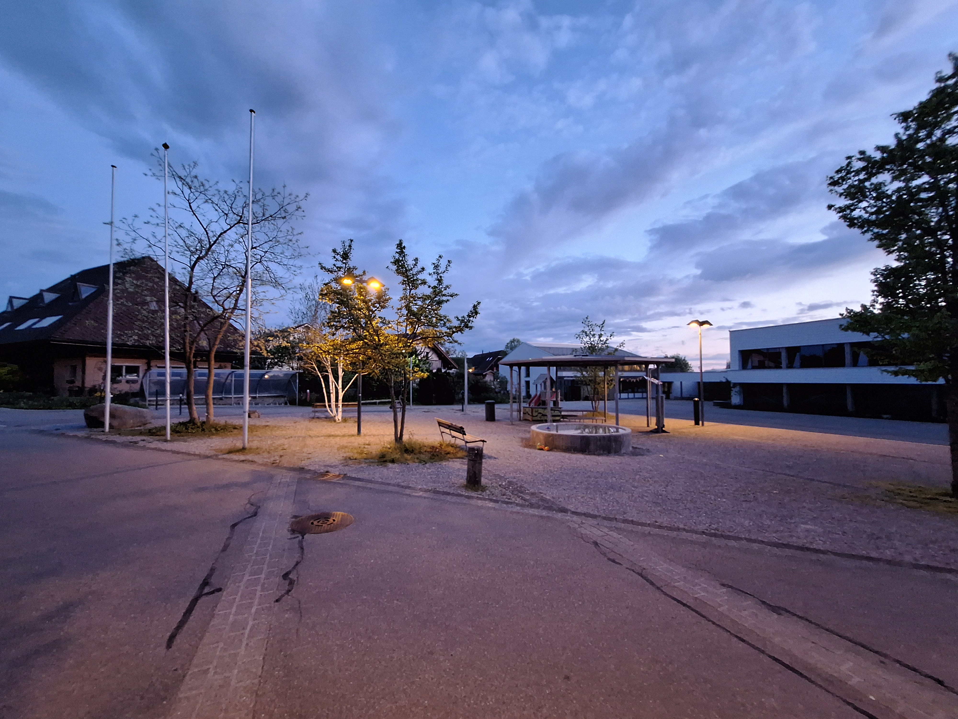 Aufnahme mit Ultraweitwinkelkamera unter schwierigen Lichtverhältnissen