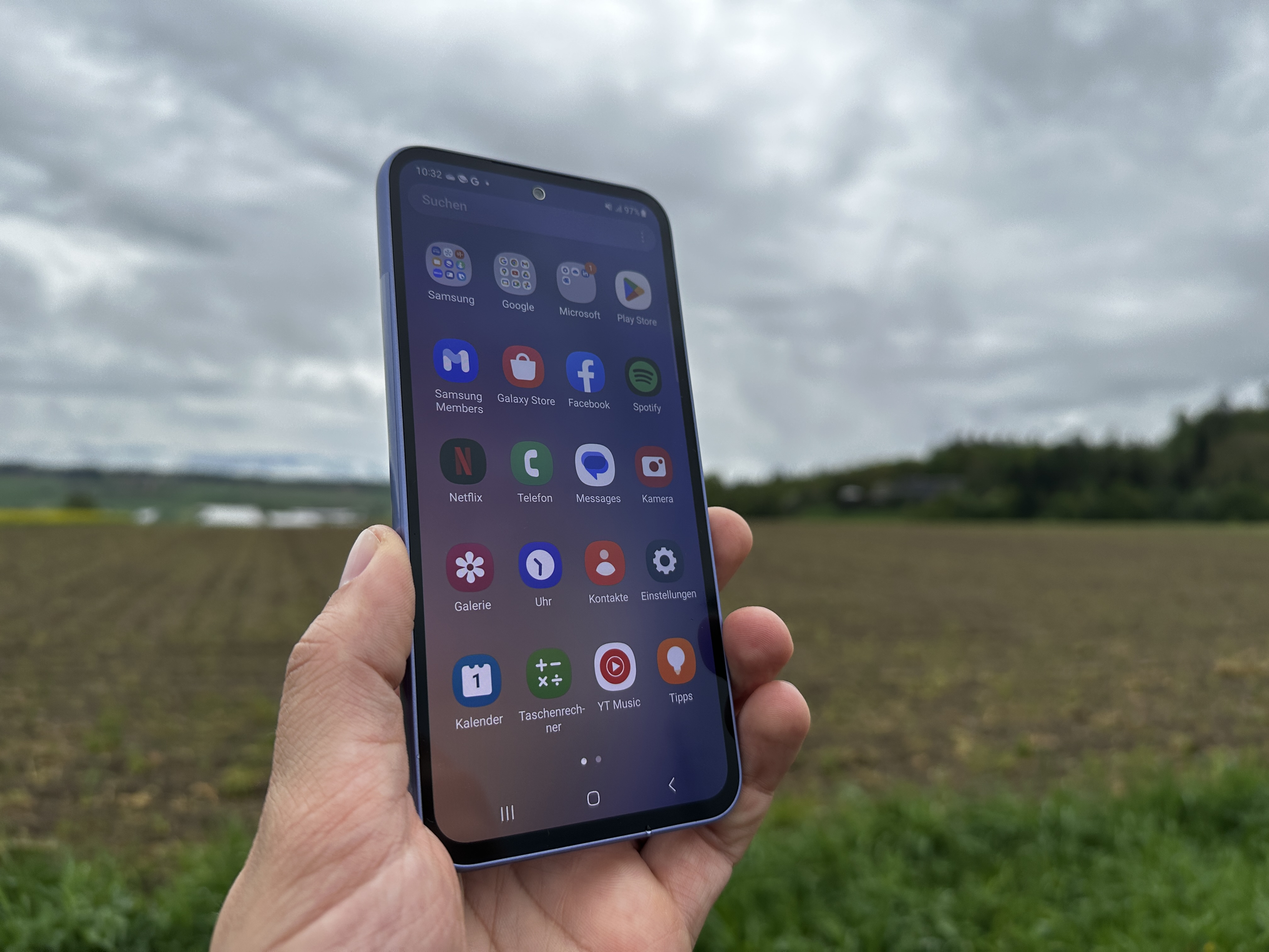 Der App-Launcher beim Samsung Galaxy A54