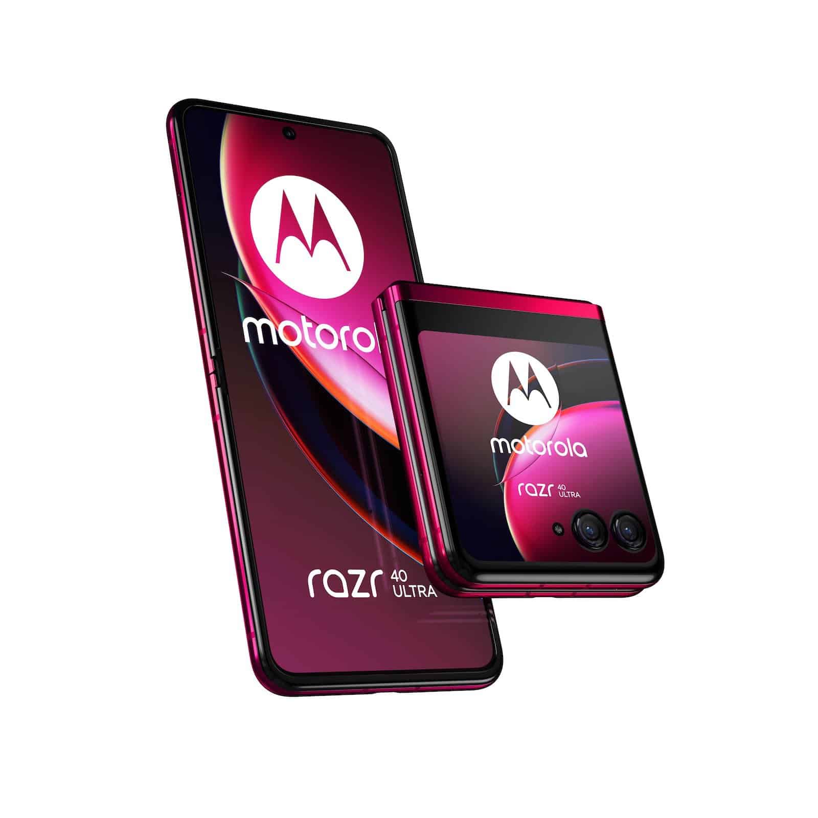 Das Motorola Razr 40 Ultra in Rot