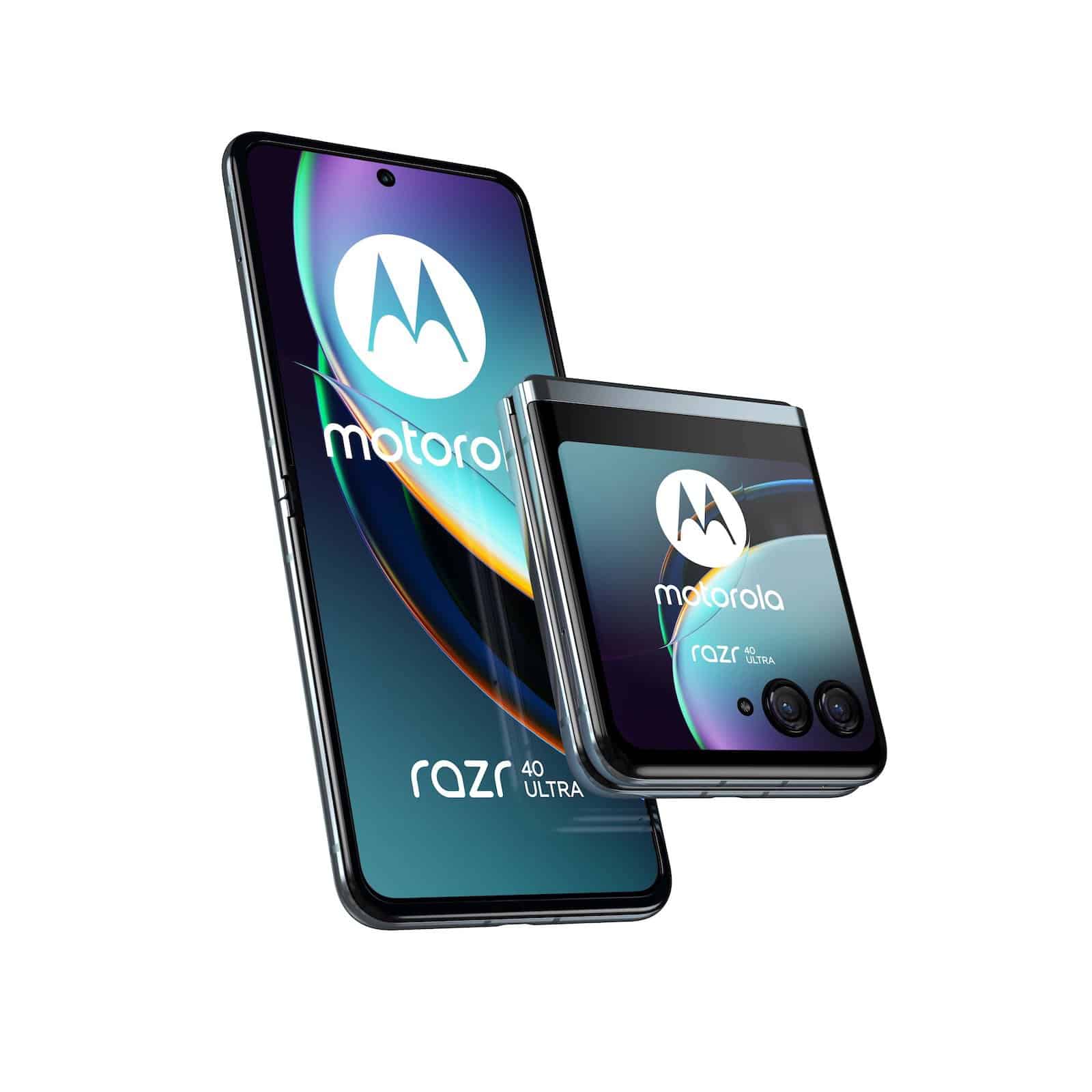 Das Motorola Razr 40 Ultra in Silber