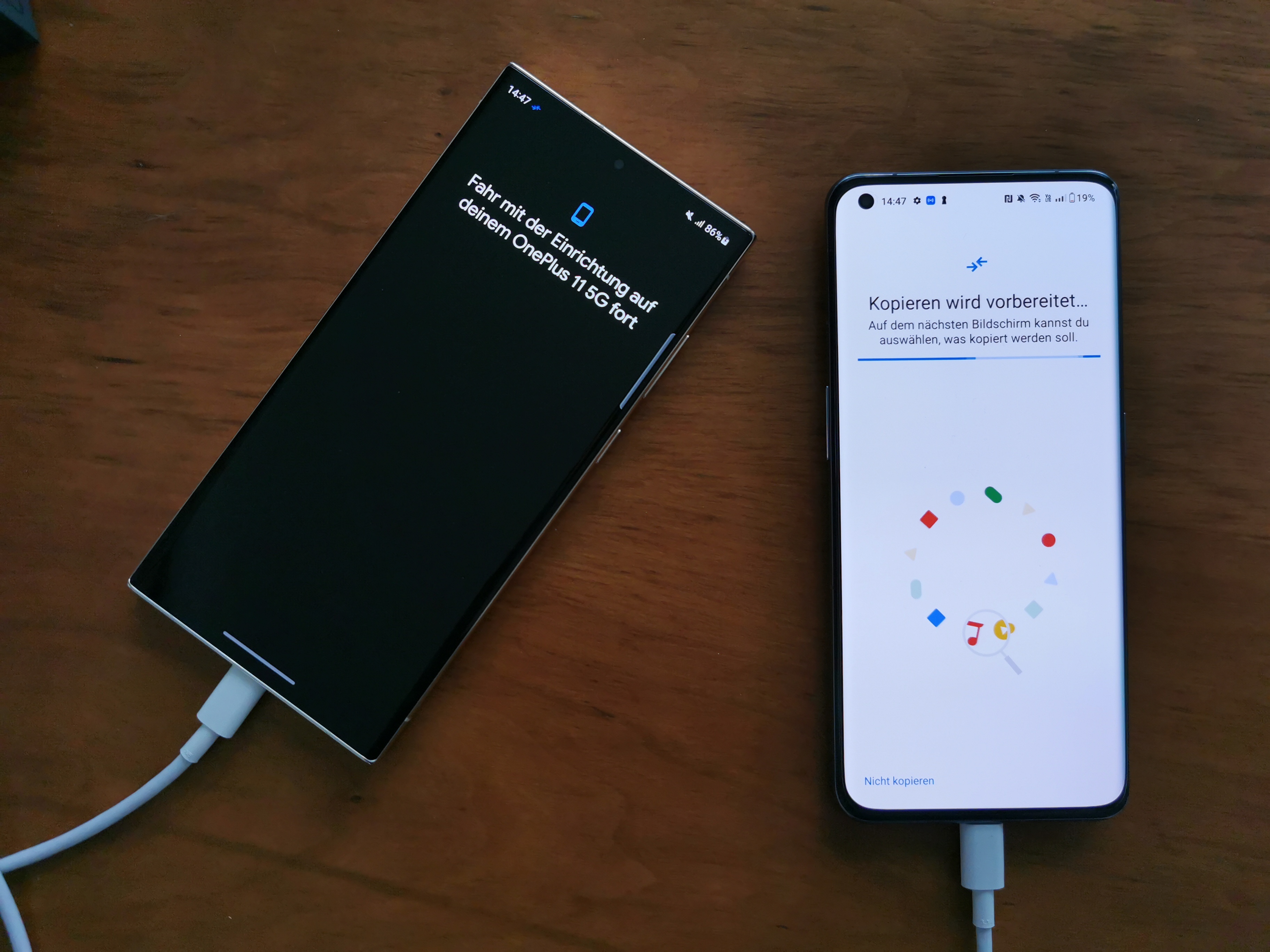 OnePlus 11 5G Datentrasnfer