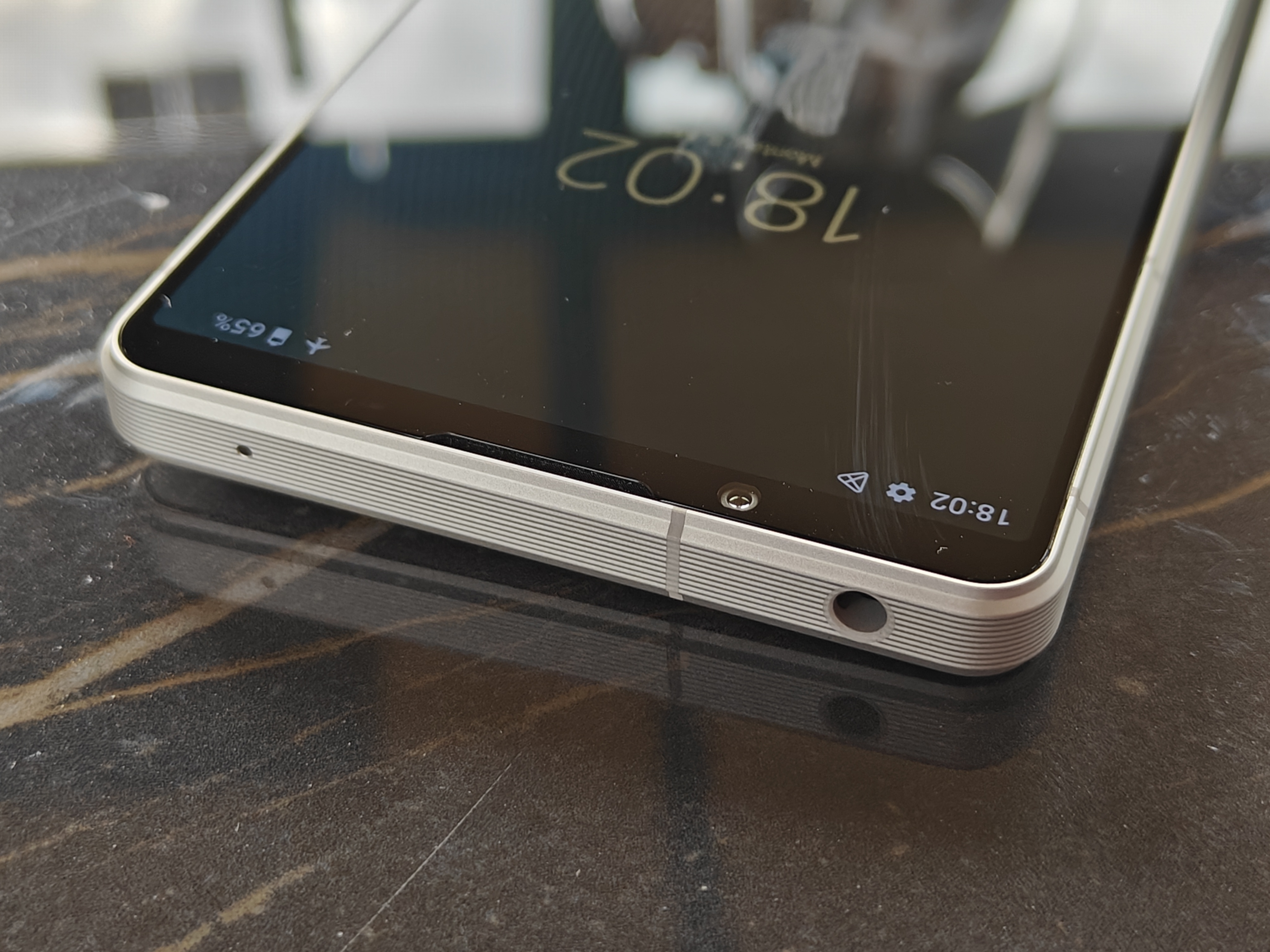Sony Xperia 1 V: Kopfhöreranschluss.