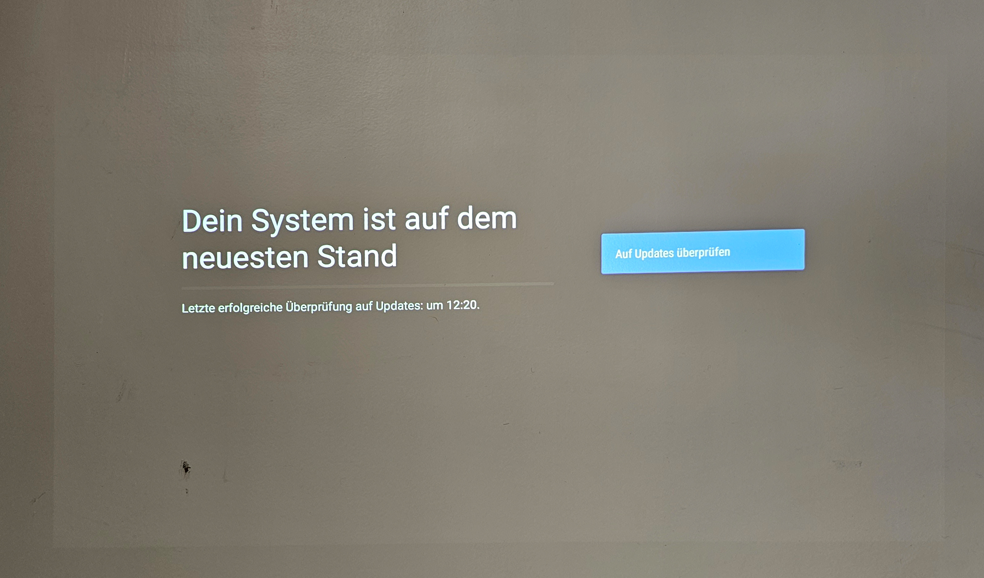 Der XGIMI Halo+: Das System ist Android TV 10 und auf dem aktuellsten Stand.