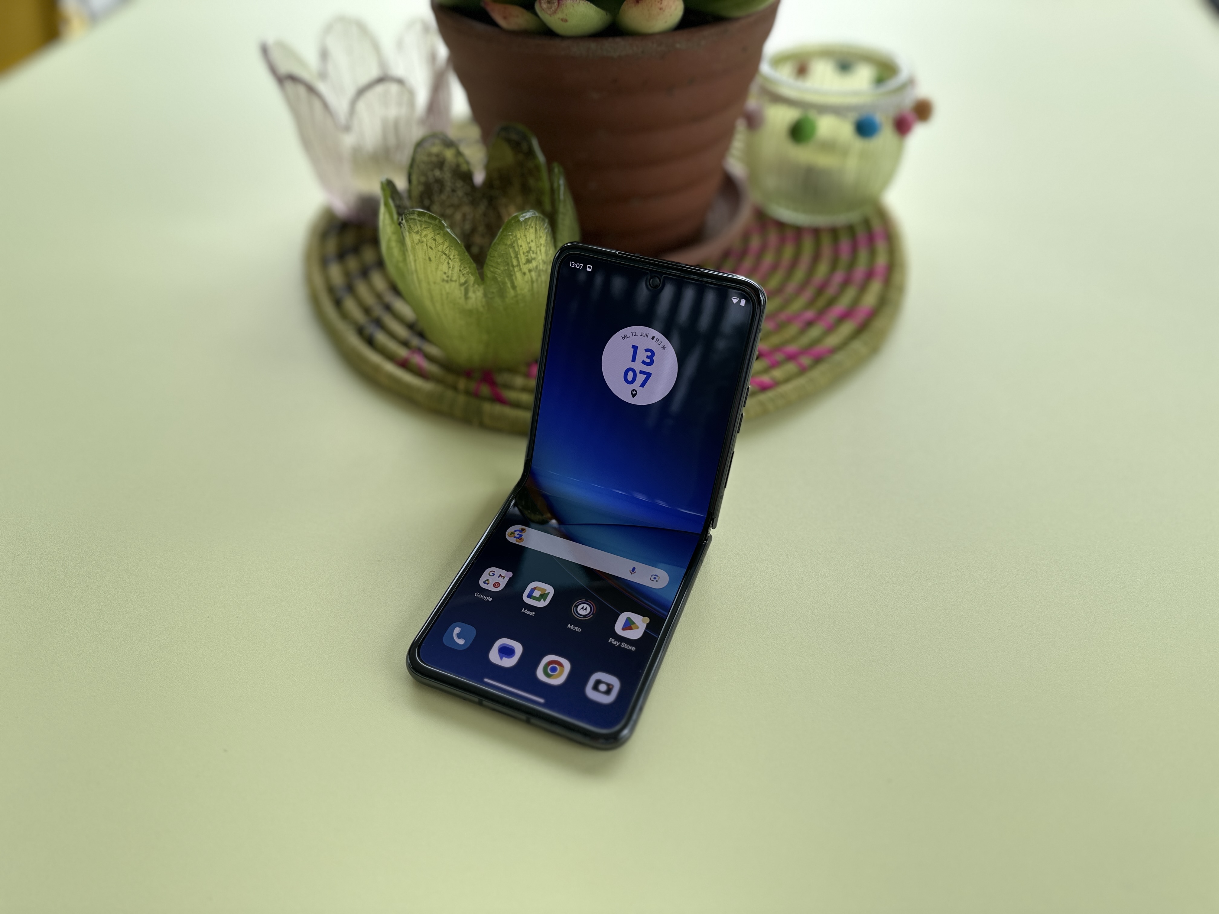 Motorola Razr 40 Ultra geöffneter Zustand