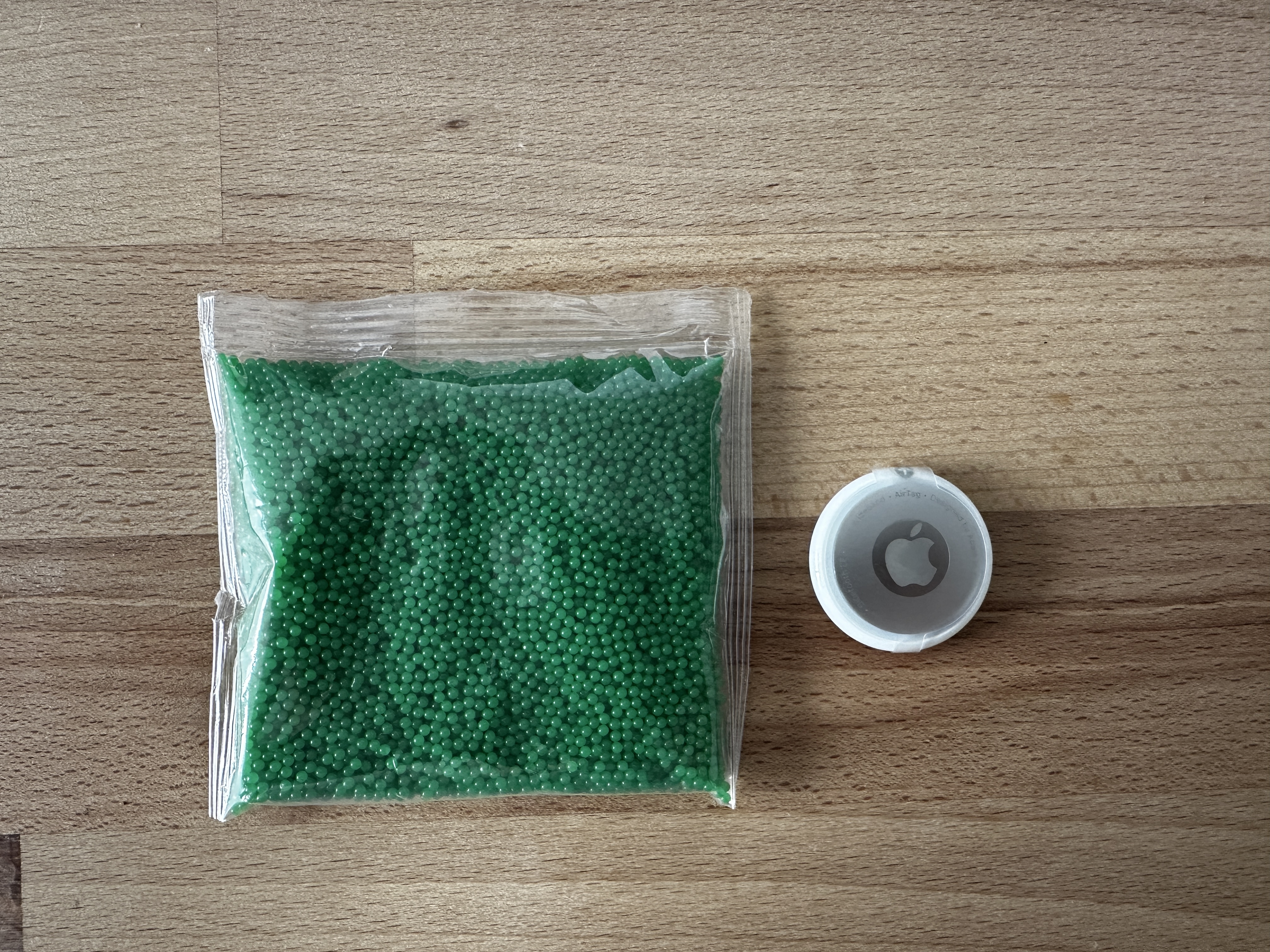 Bevor die Gellets verwendet werden können, müssen sie mindestens 2 Stunden in einem Wasserbad verbringen 